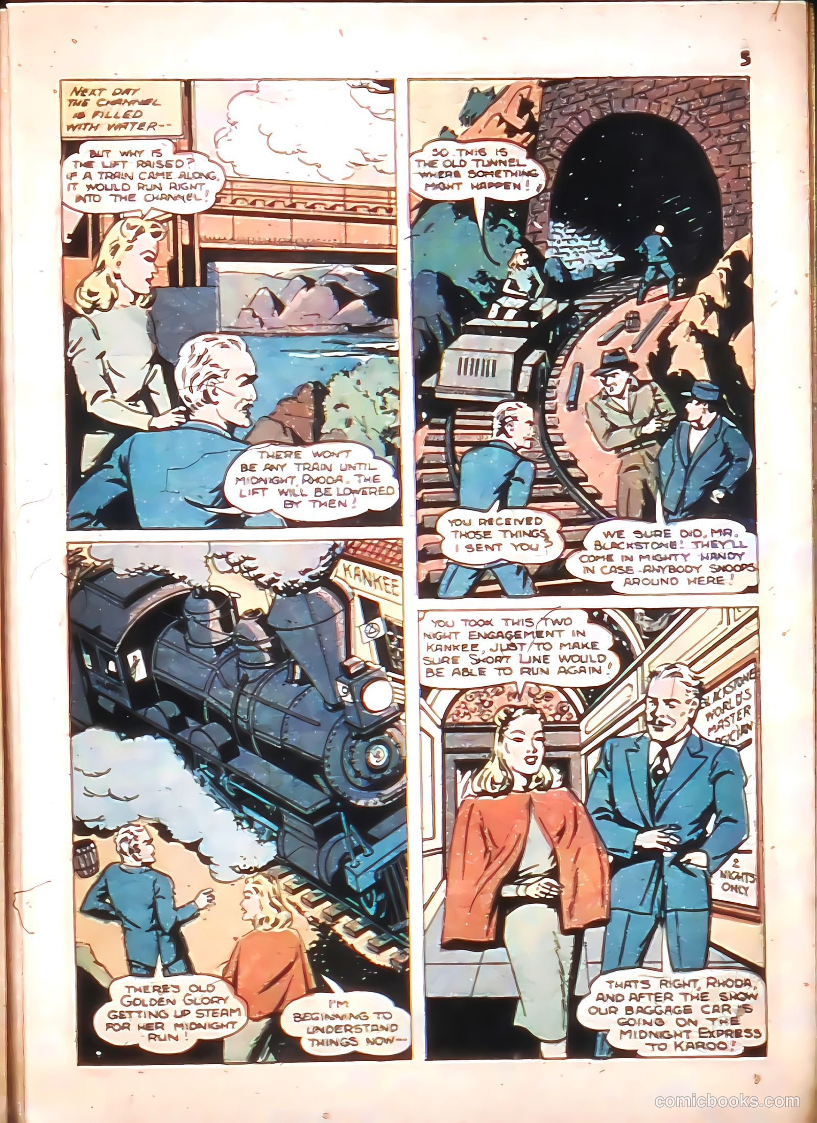 Blackstone Master Magician Comics #3 (1946) — page 7 of 52