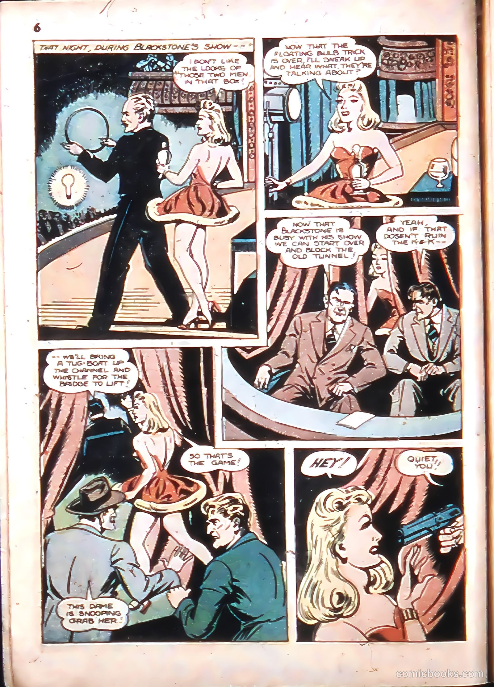Blackstone Master Magician Comics #3 (1946) — page 8 of 52