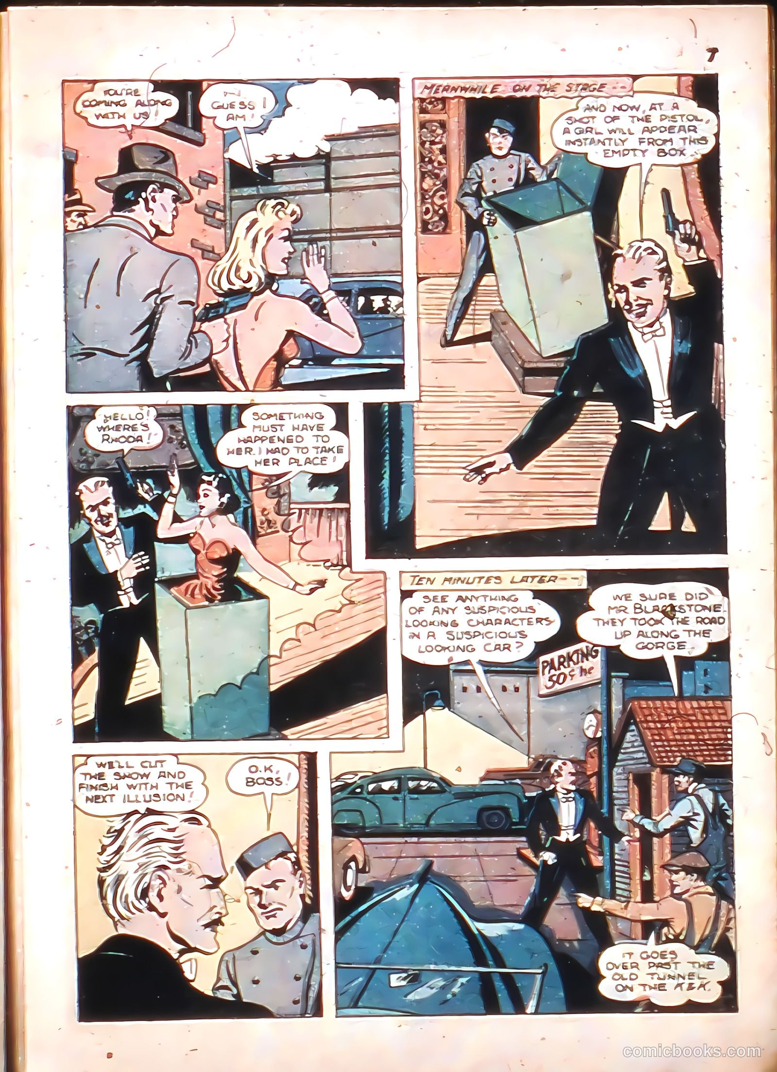 Blackstone Master Magician Comics #3 (1946) — page 9 of 52