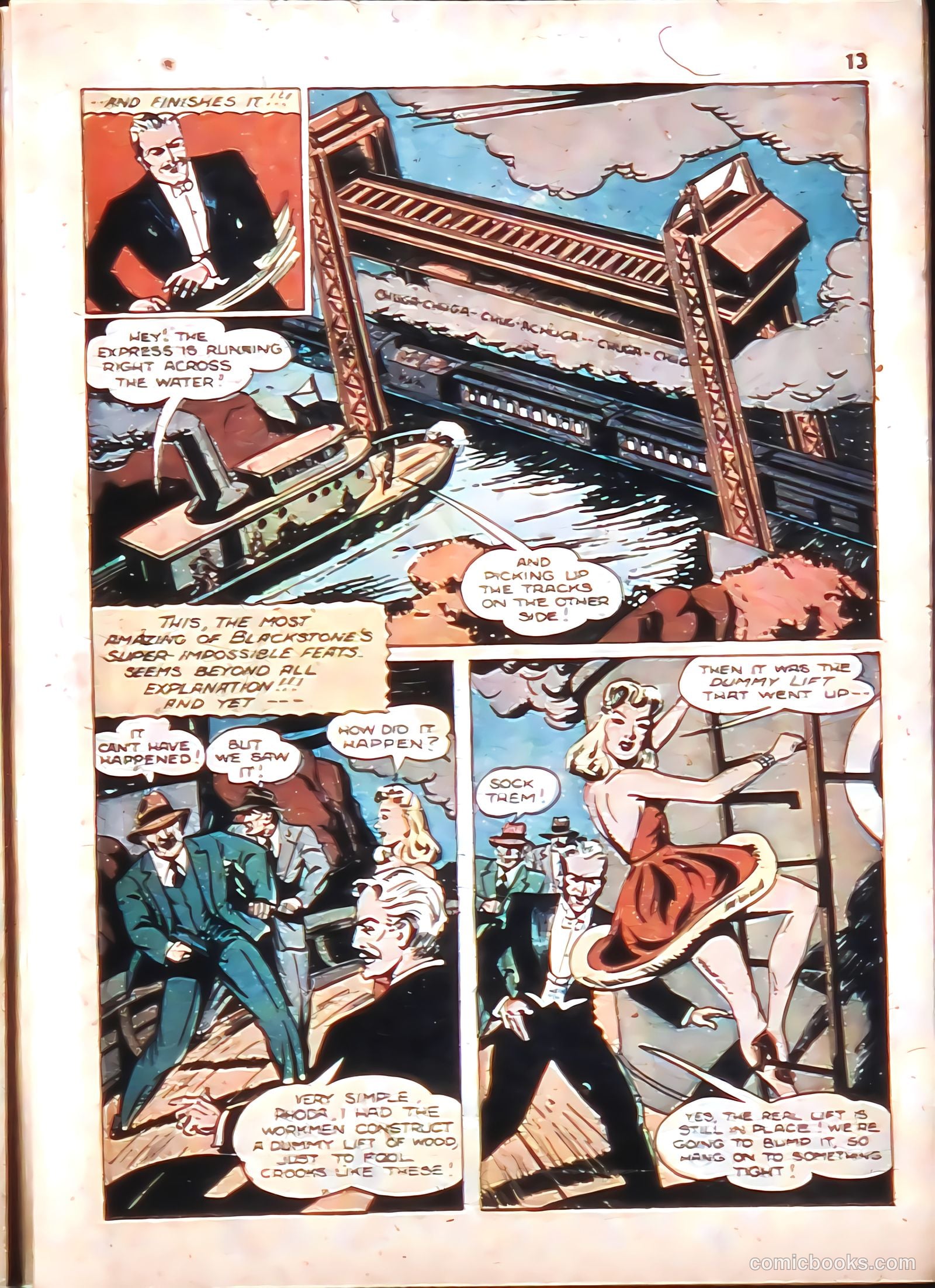 Blackstone Master Magician Comics #3 (1946) — page 15 of 52