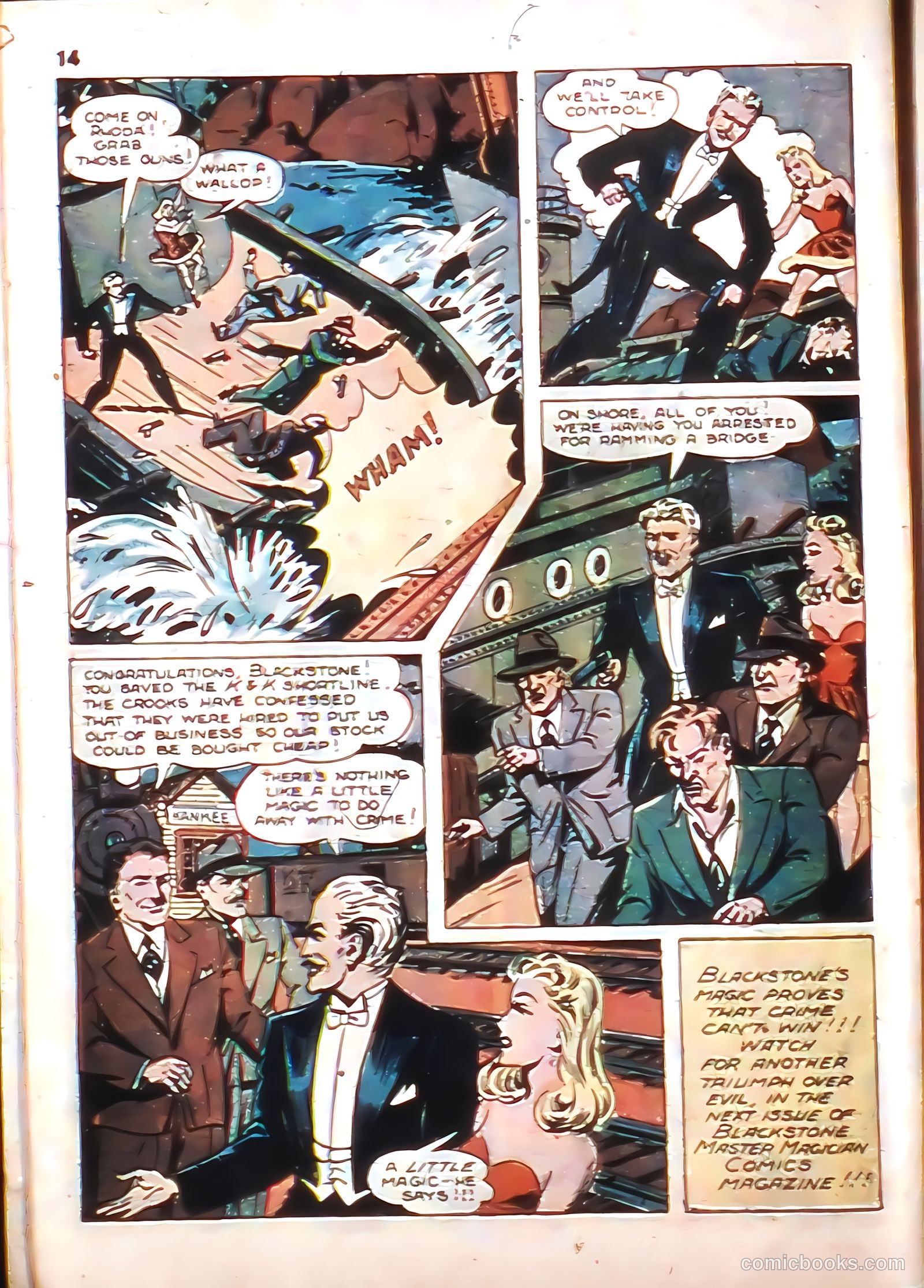 Blackstone Master Magician Comics #3 (1946) — page 16 of 52