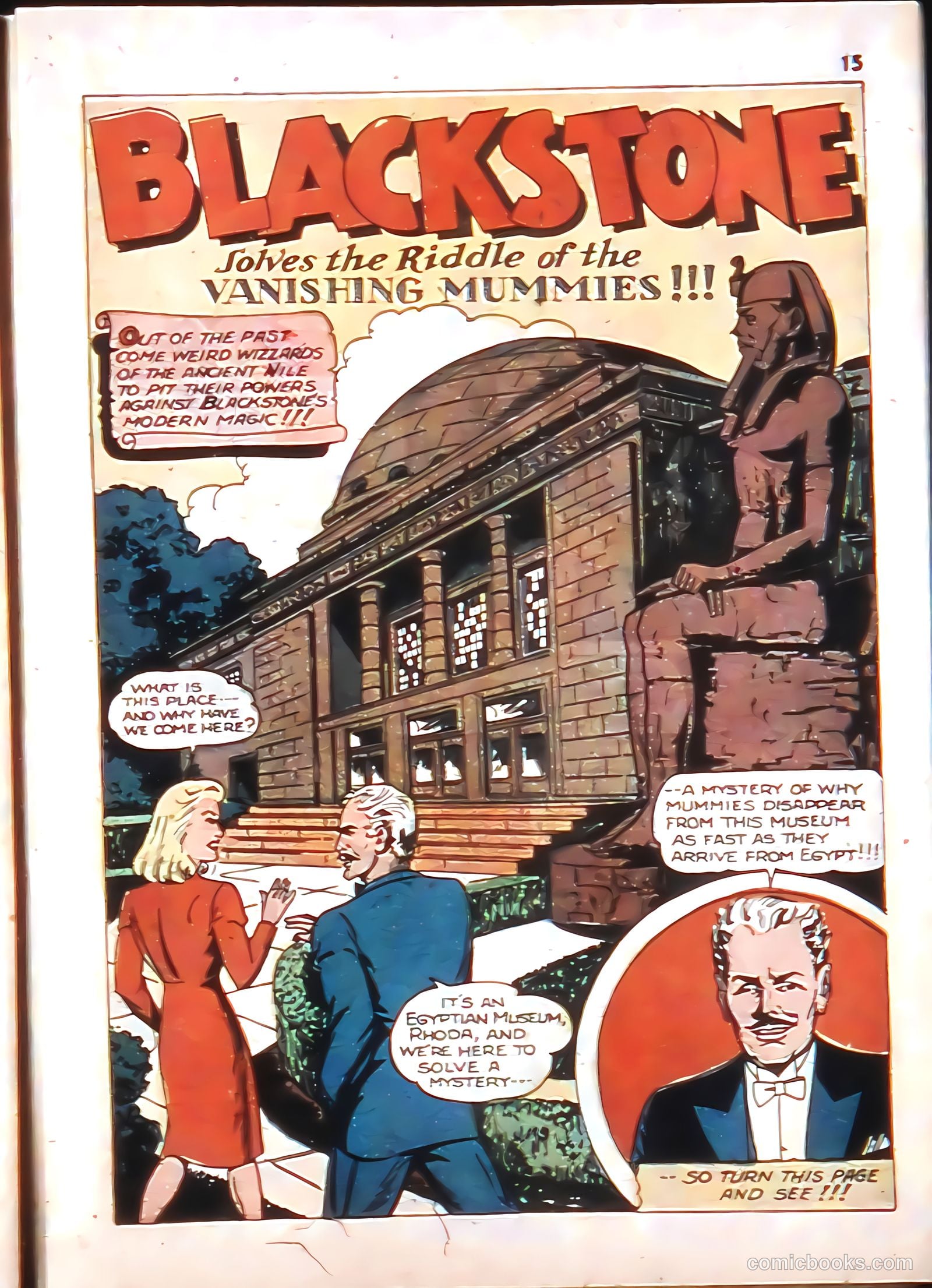 Blackstone Master Magician Comics #3 (1946) — page 17 of 52