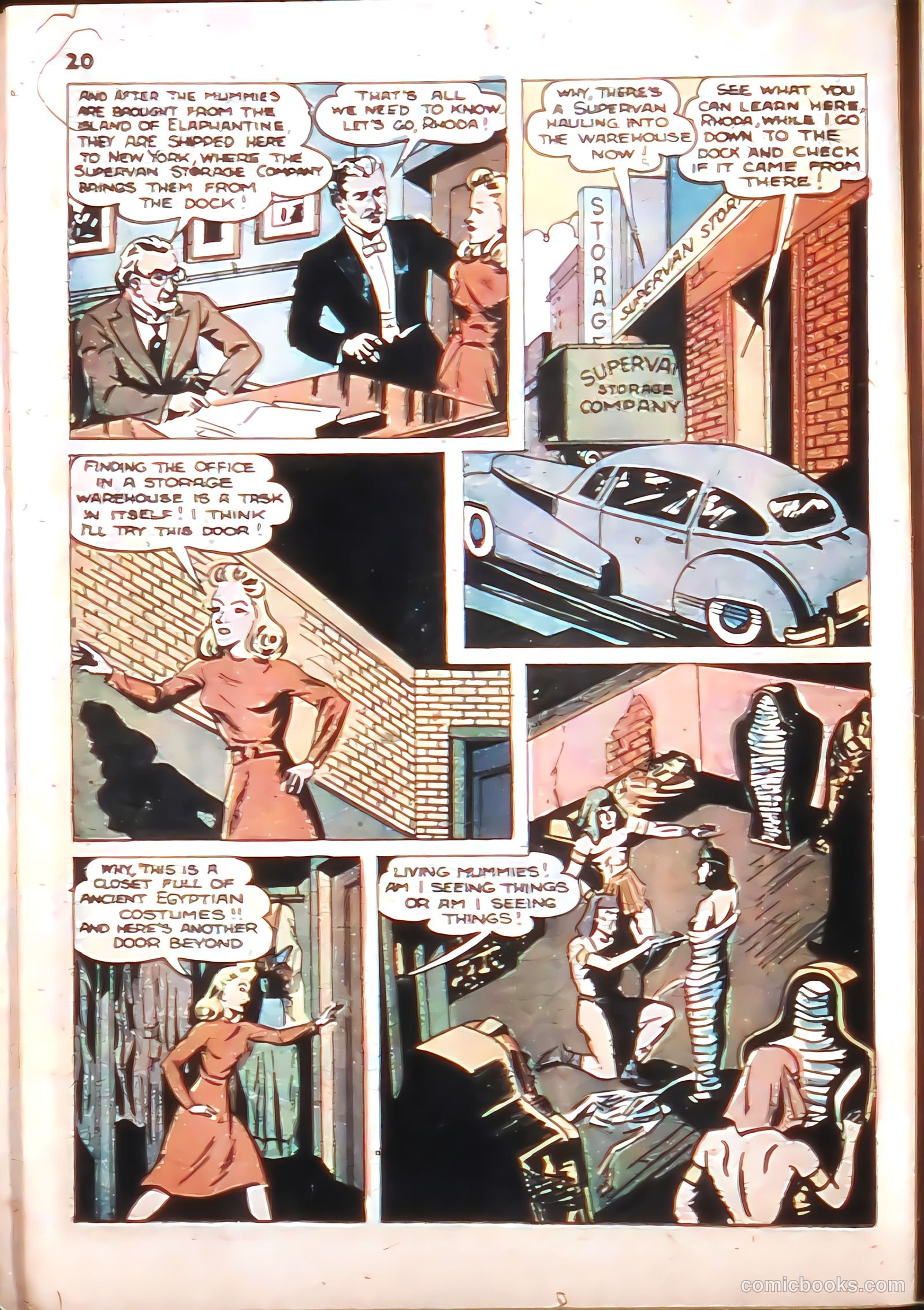 Blackstone Master Magician Comics #3 (1946) — page 22 of 52