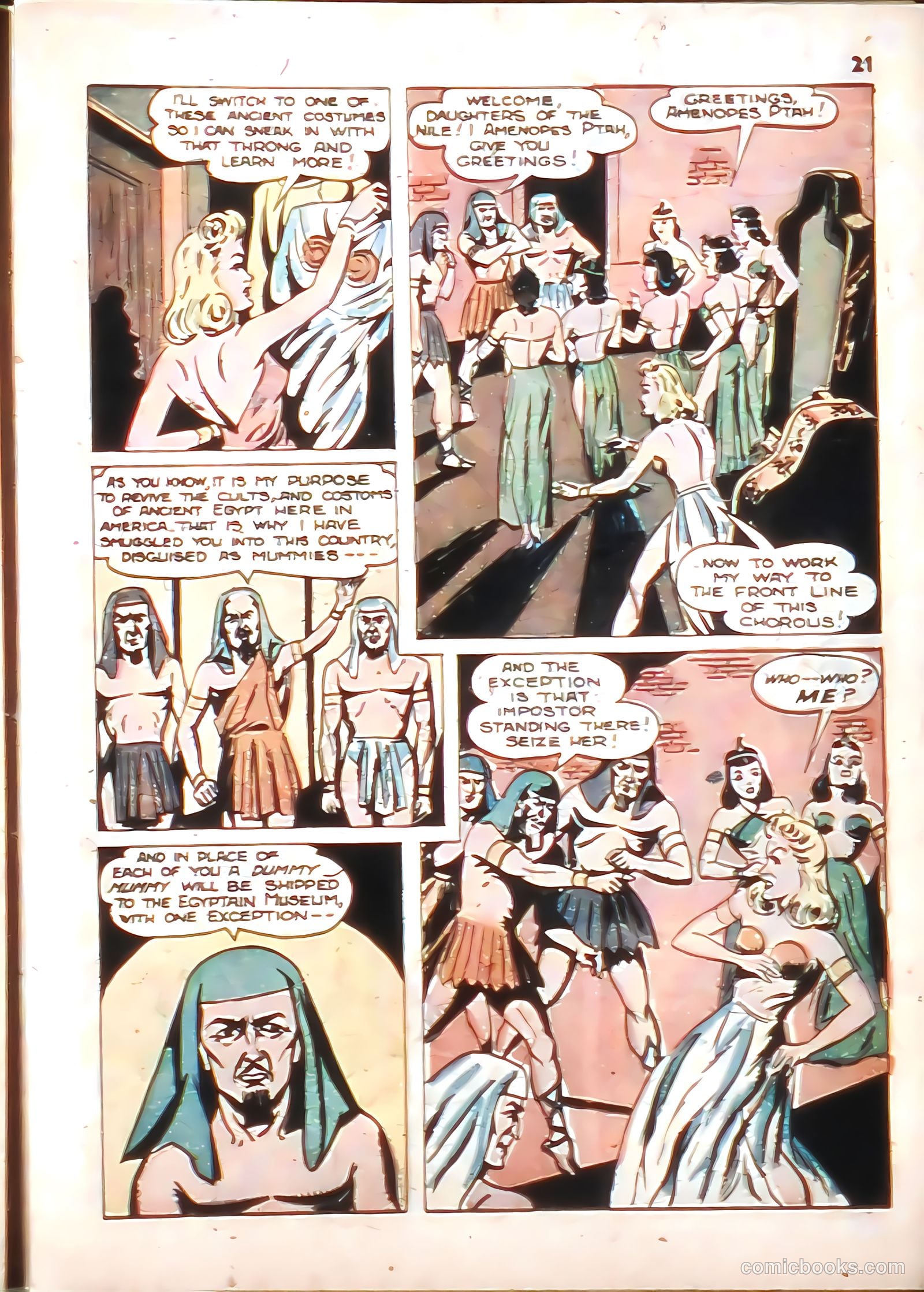 Blackstone Master Magician Comics #3 (1946) — page 23 of 52