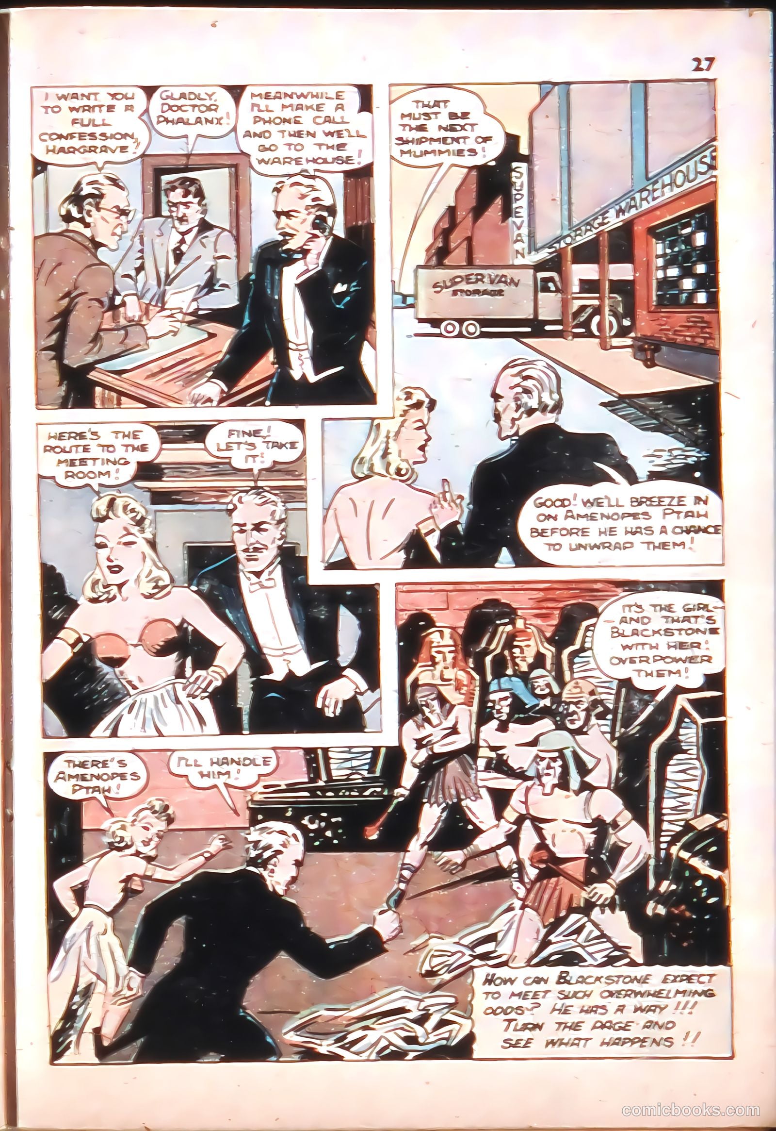 Blackstone Master Magician Comics #3 (1946) — page 29 of 52