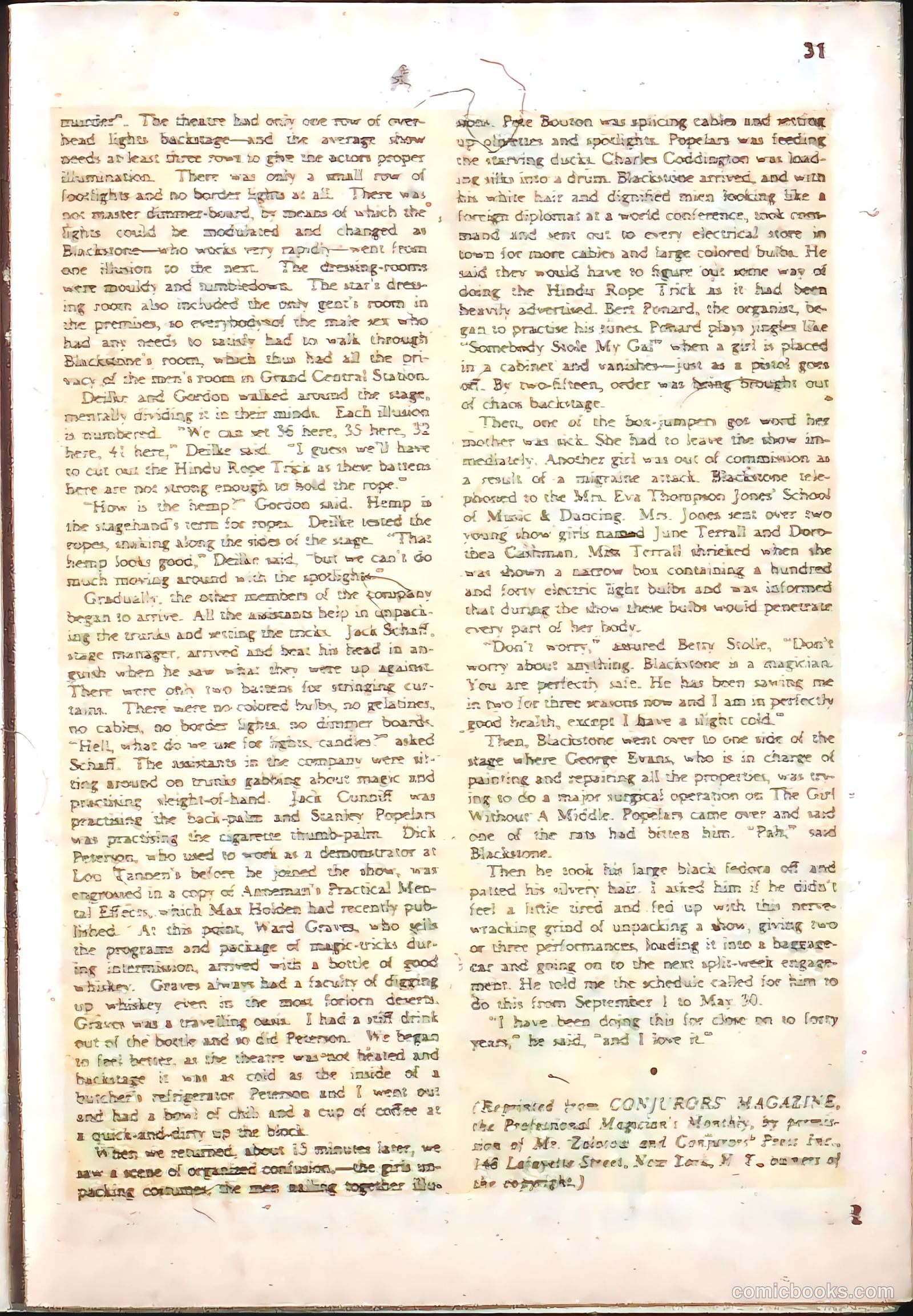 Blackstone Master Magician Comics #3 (1946) — page 33 of 52