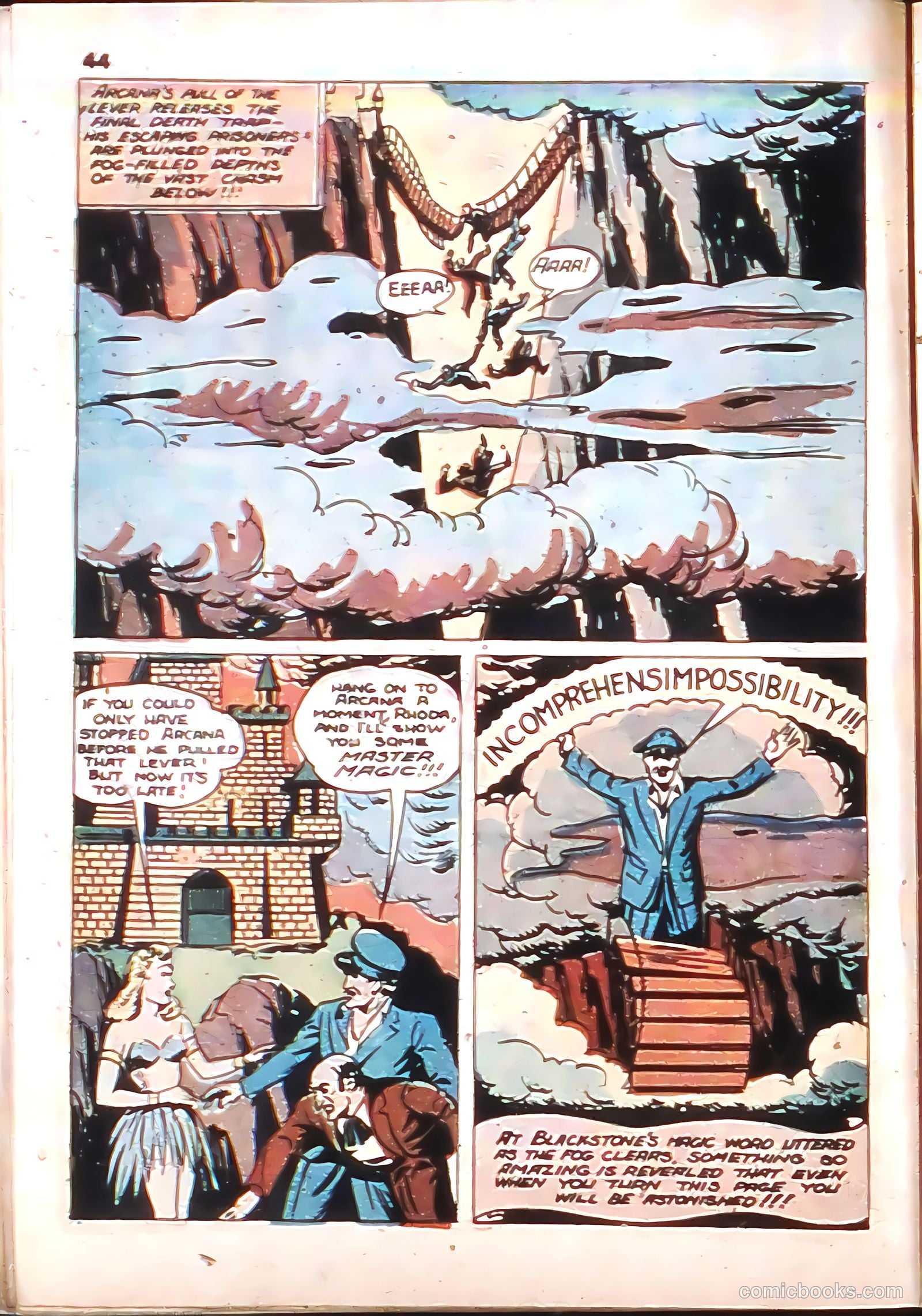 Blackstone Master Magician Comics #3 (1946) — page 46 of 52