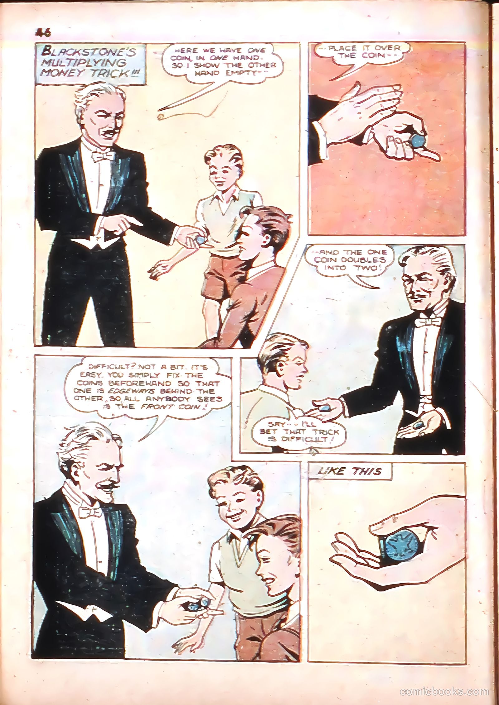 Blackstone Master Magician Comics #3 (1946) — page 48 of 52