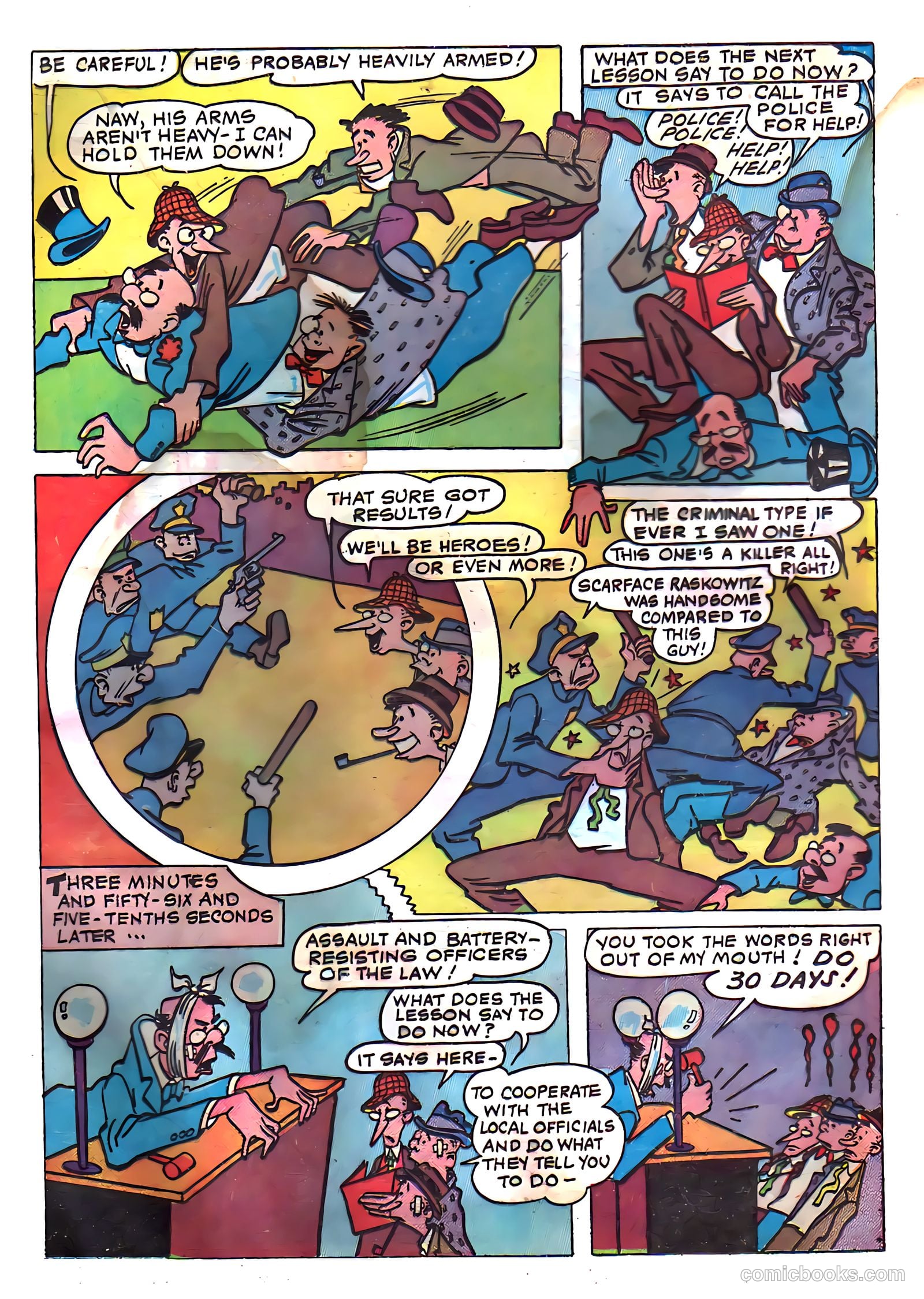 Blazing Comics #1 (1944) — page 32 of 53