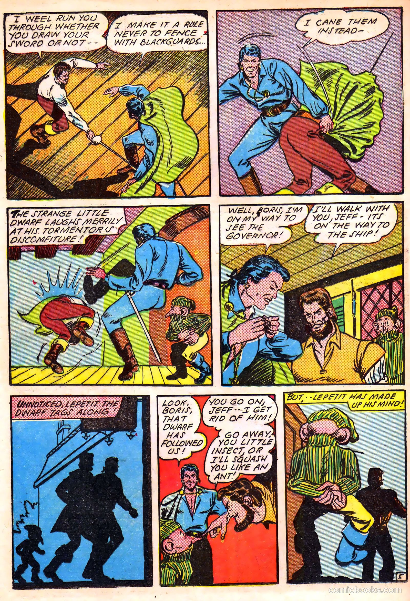 Blazing Comics #2 (1944) — page 22 of 52