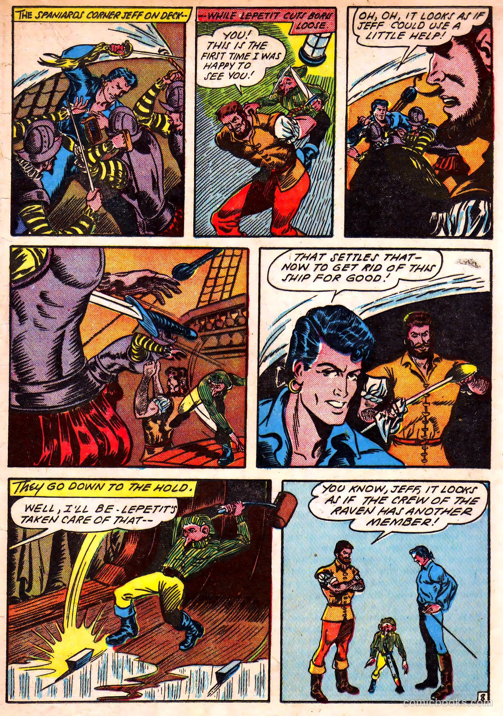 Blazing Comics #2 (1944) — page 25 of 52