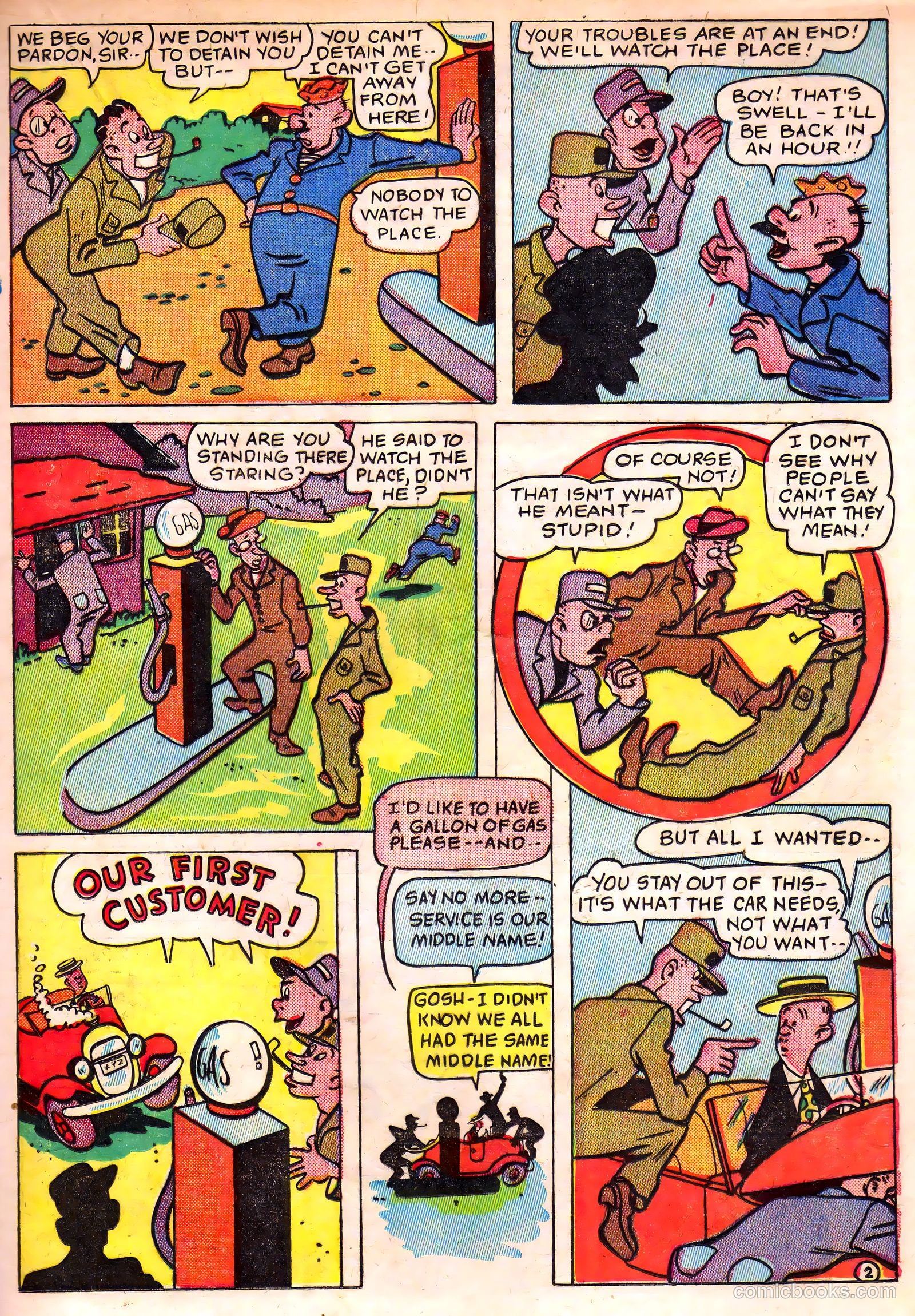 Blazing Comics #2 (1944) — page 29 of 52