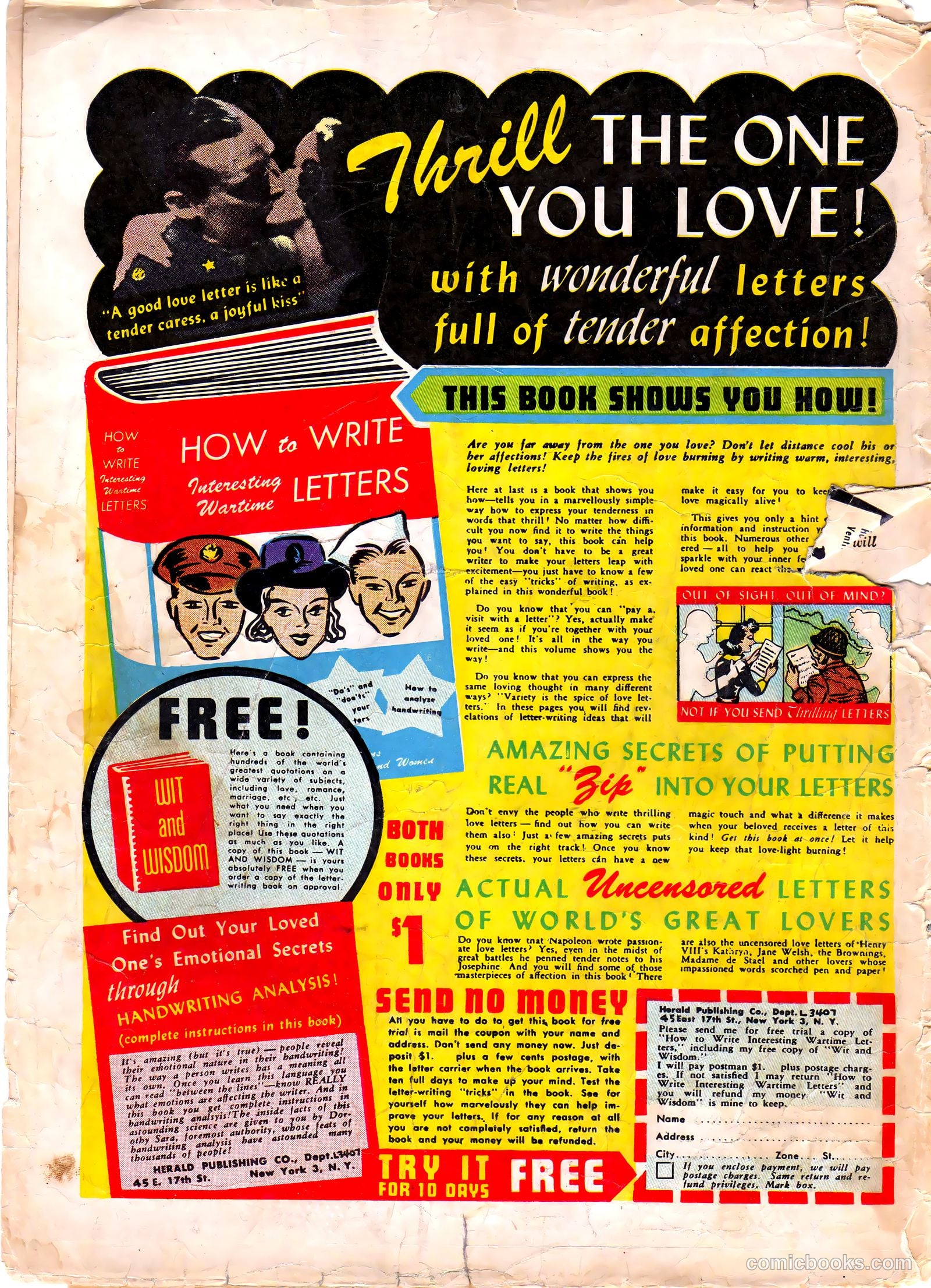 Blazing Comics #2 (1944) — page 52 of 52