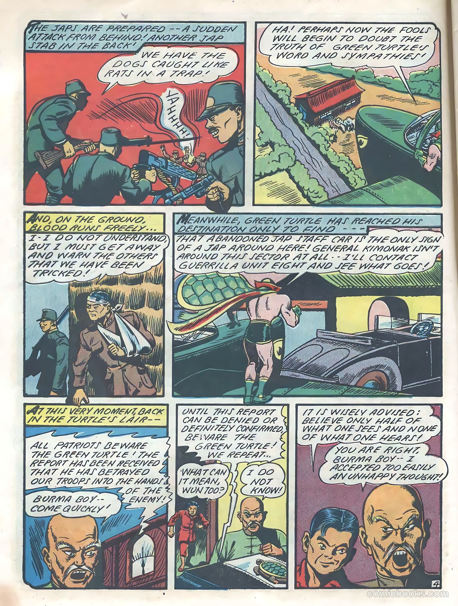 Blazing Comics #3 (1944) — page 6 of 52