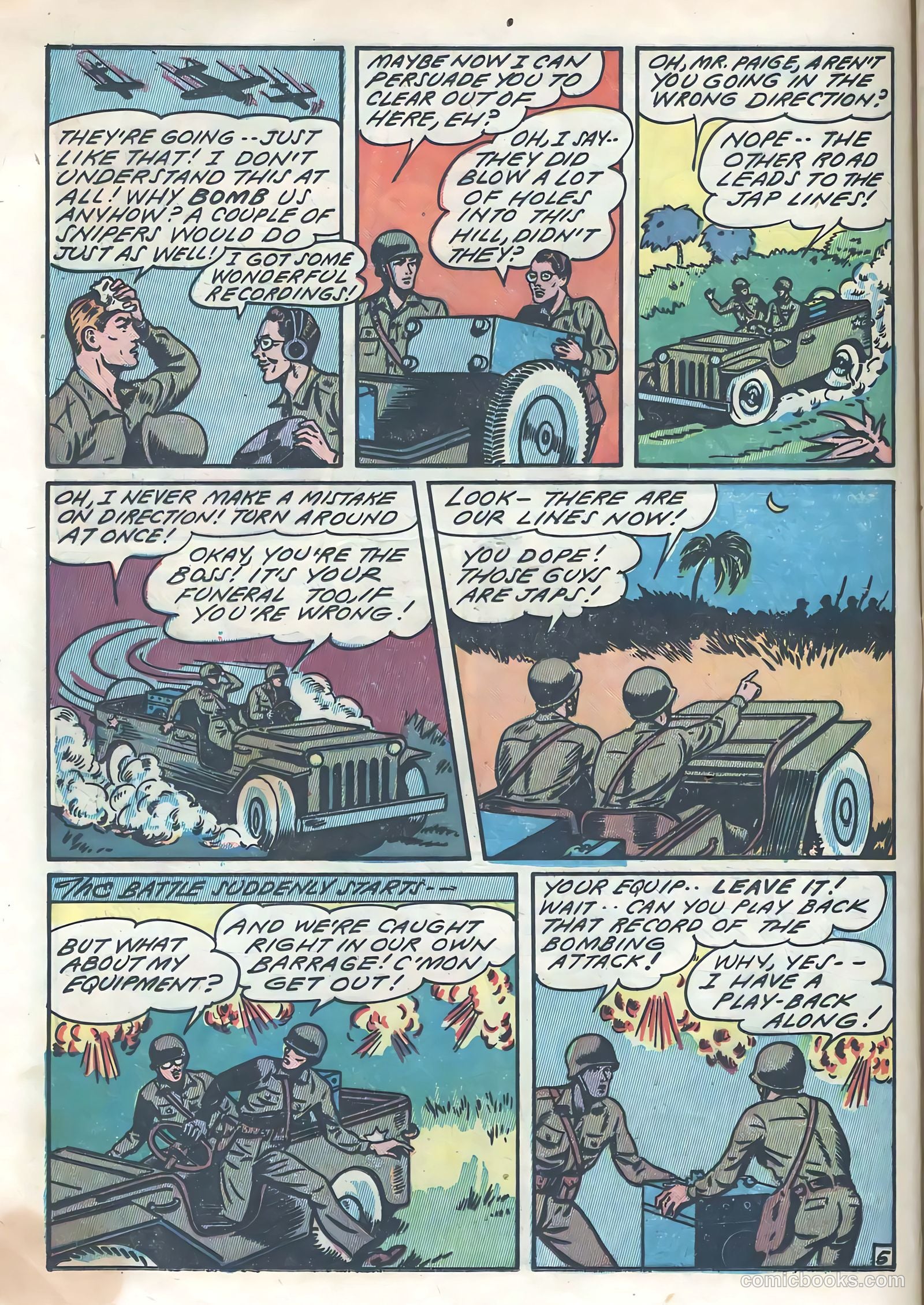 Blazing Comics #3 (1944) — page 16 of 52