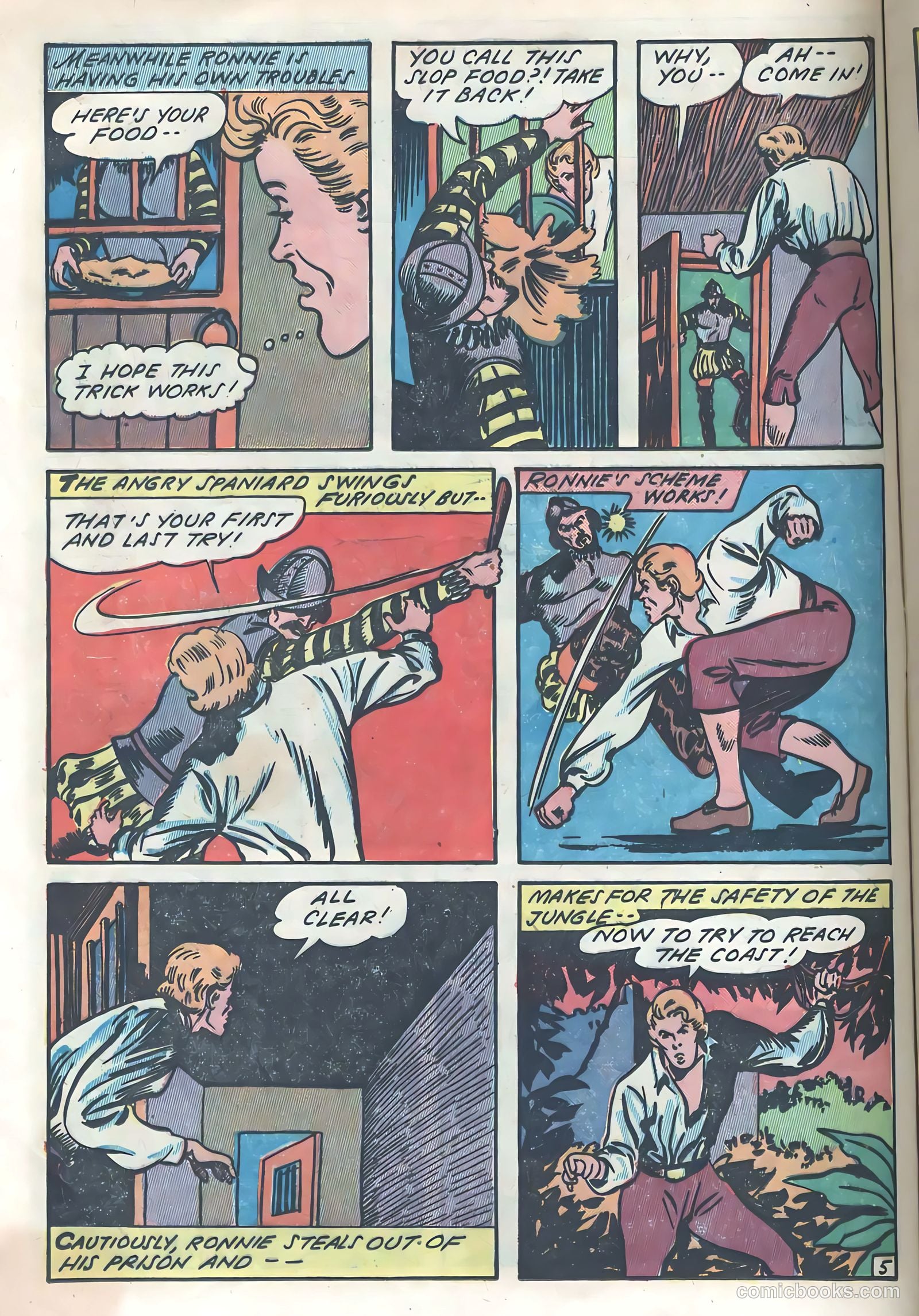 Blazing Comics #3 (1944) — page 22 of 52