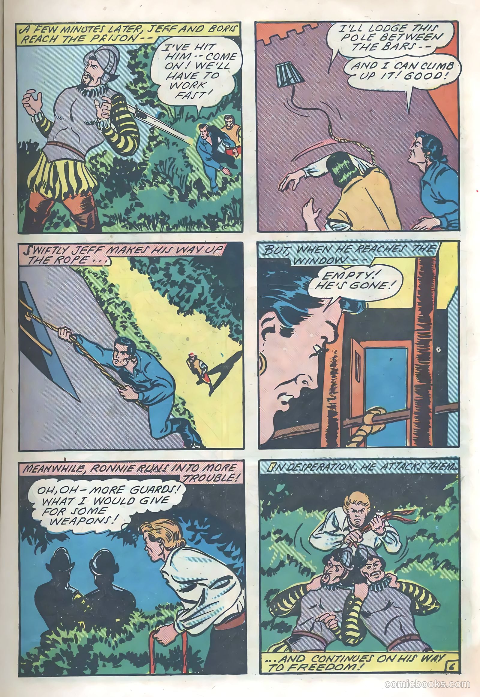 Blazing Comics #3 (1944) — page 23 of 52