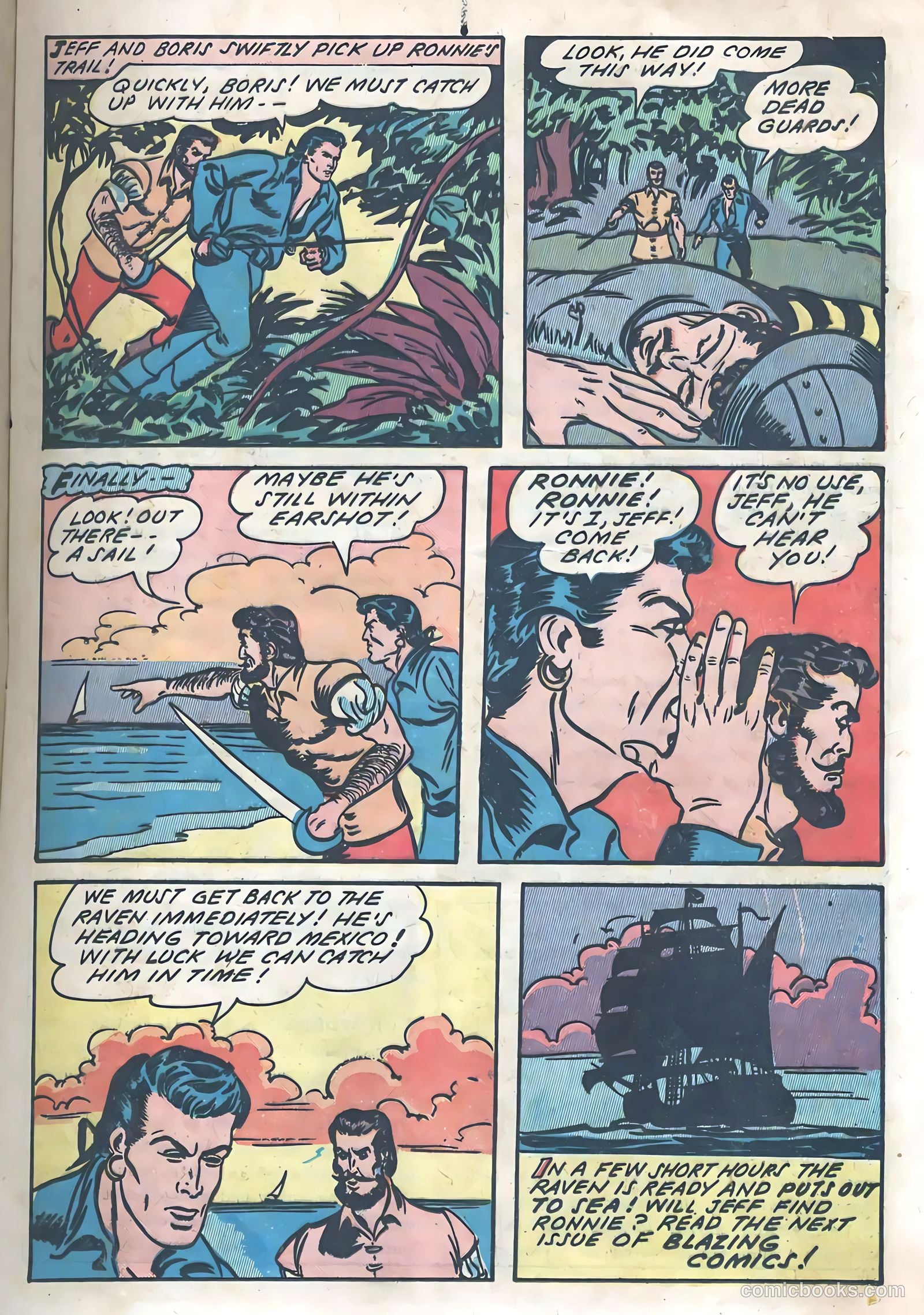 Blazing Comics #3 (1944) — page 25 of 52