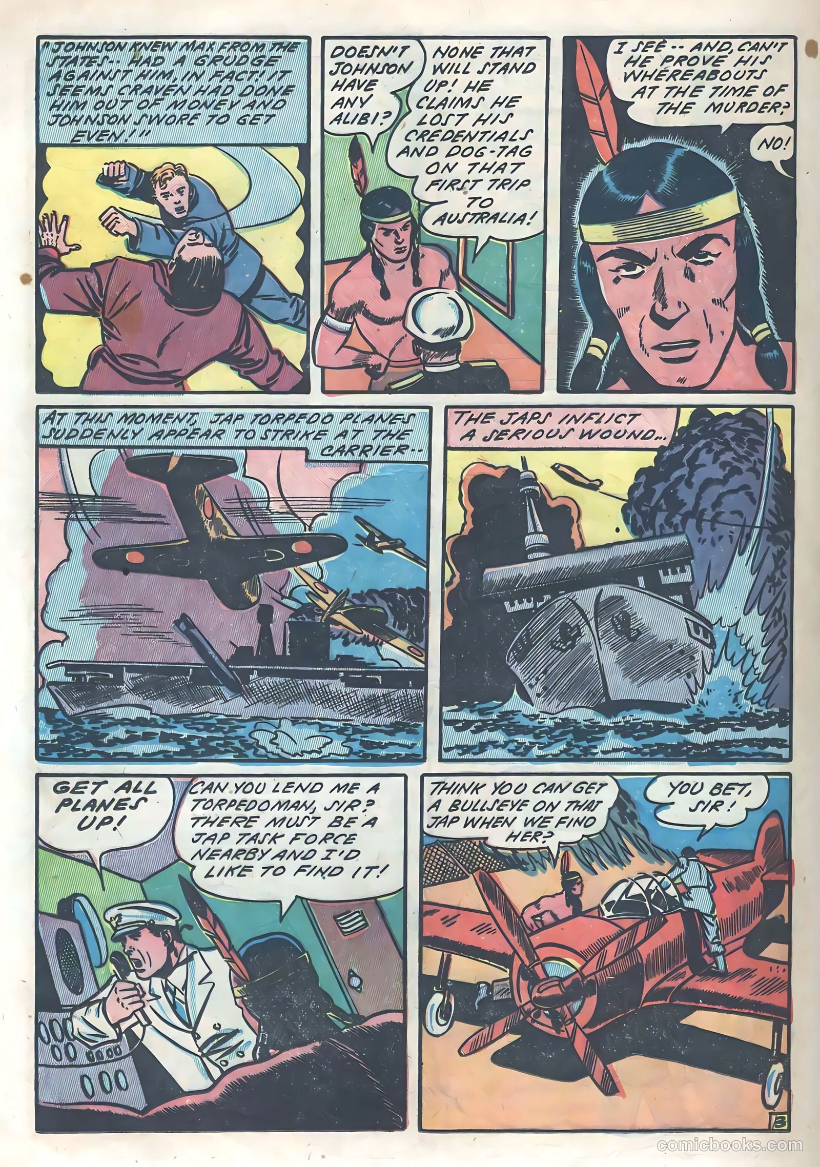 Blazing Comics #3 (1944) — page 34 of 52