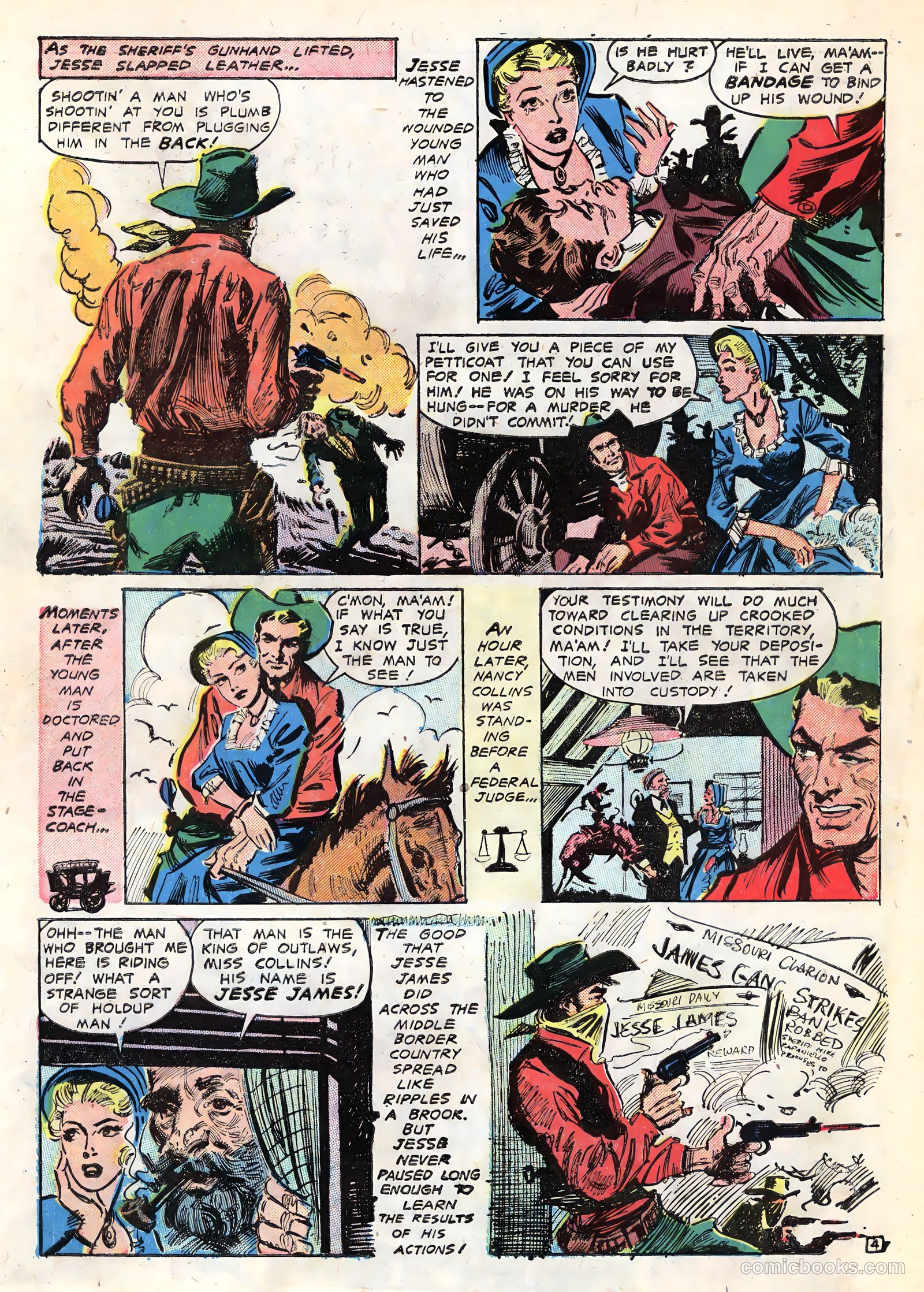 Blazing Six Guns #1 (1952) — page 6 of 36