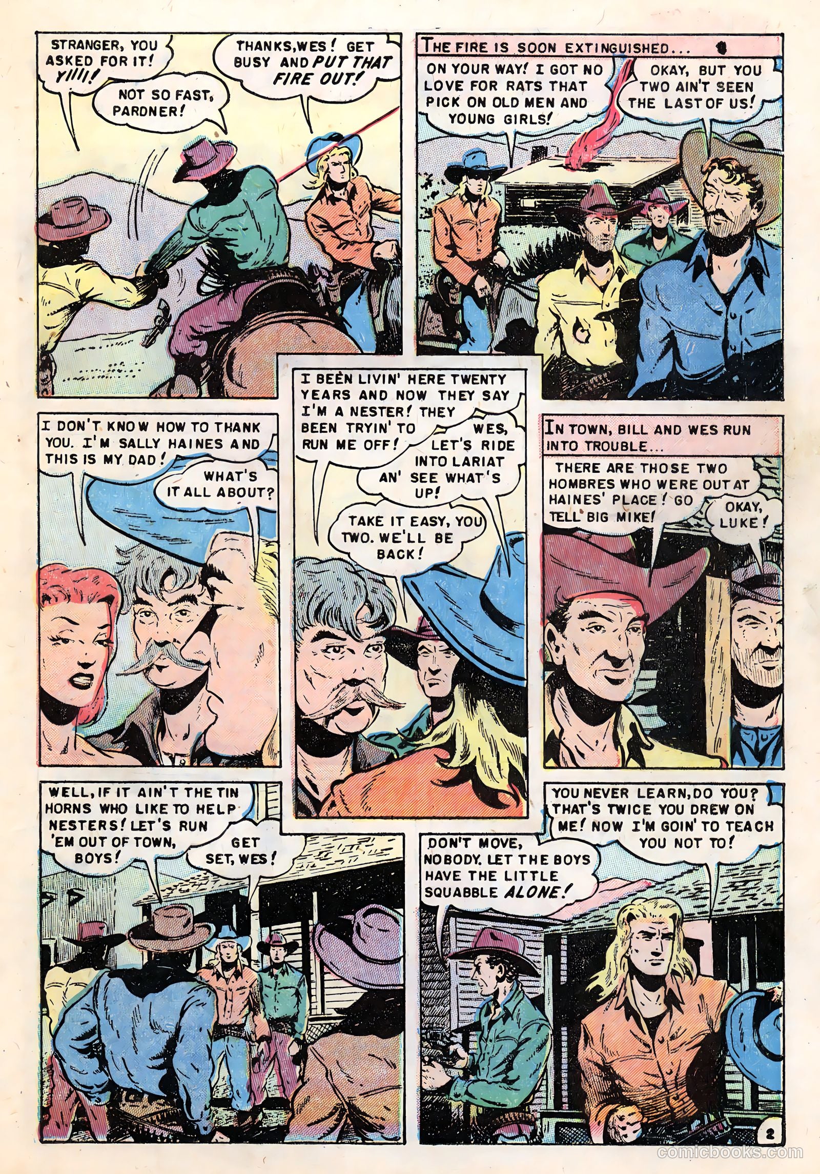 Blazing Six Guns #1 (1952) — page 13 of 36