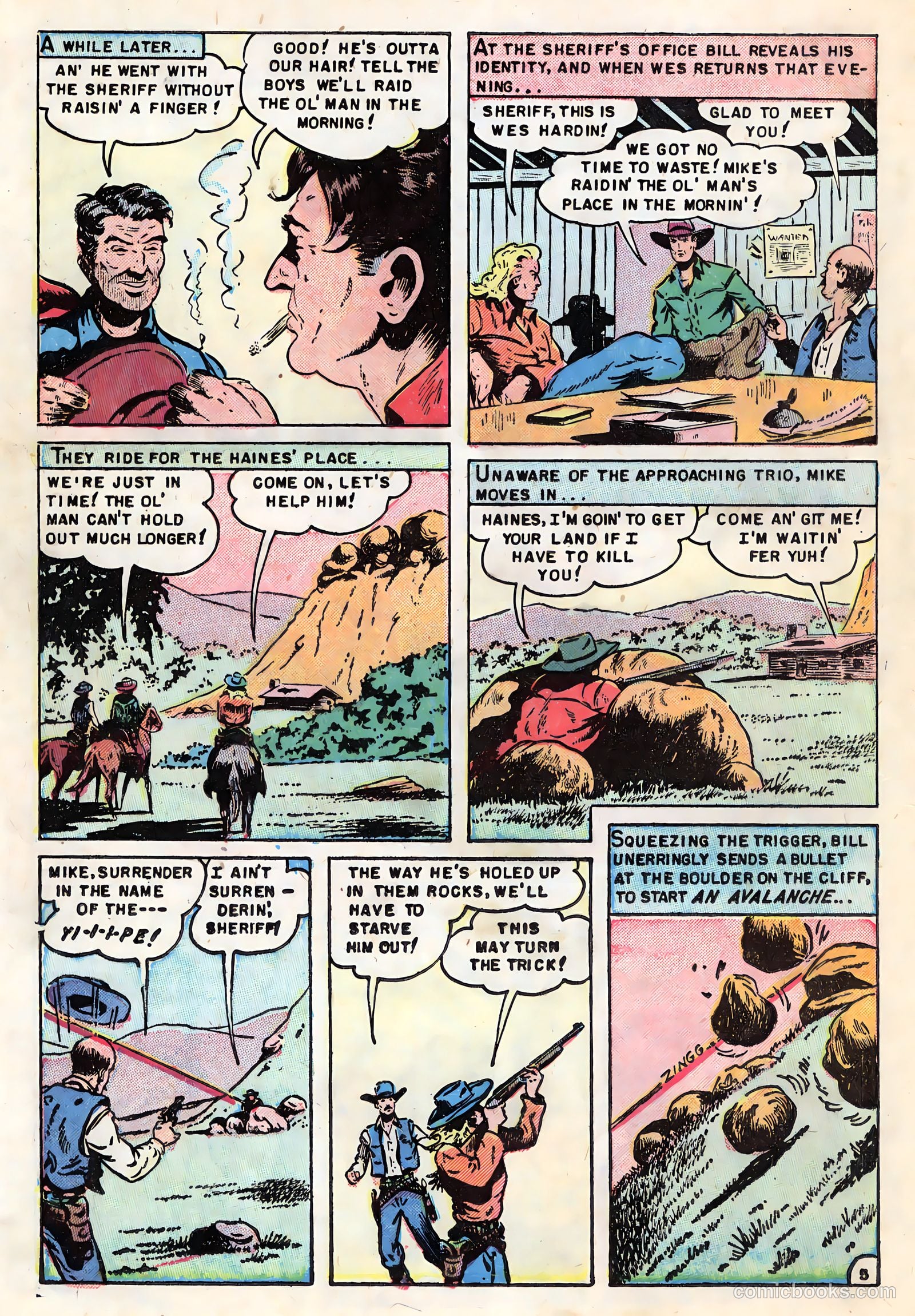 Blazing Six Guns #1 (1952) — page 16 of 36