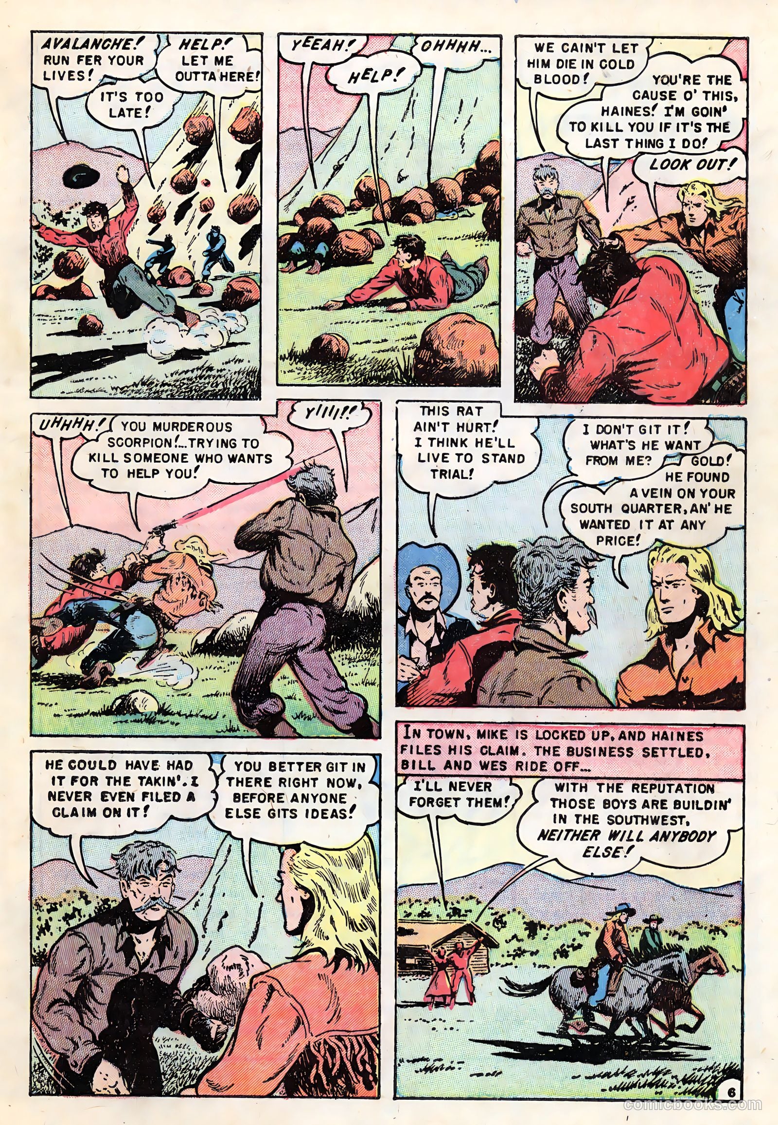 Blazing Six Guns #1 (1952) — page 17 of 36