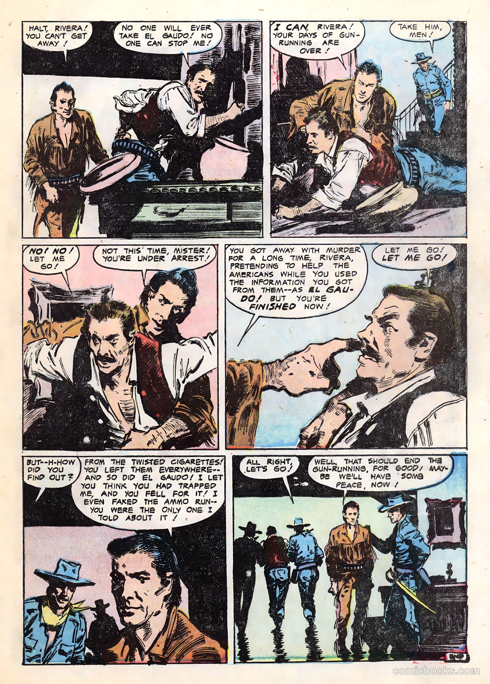 Blazing Six Guns #1 (1952) — page 25 of 36