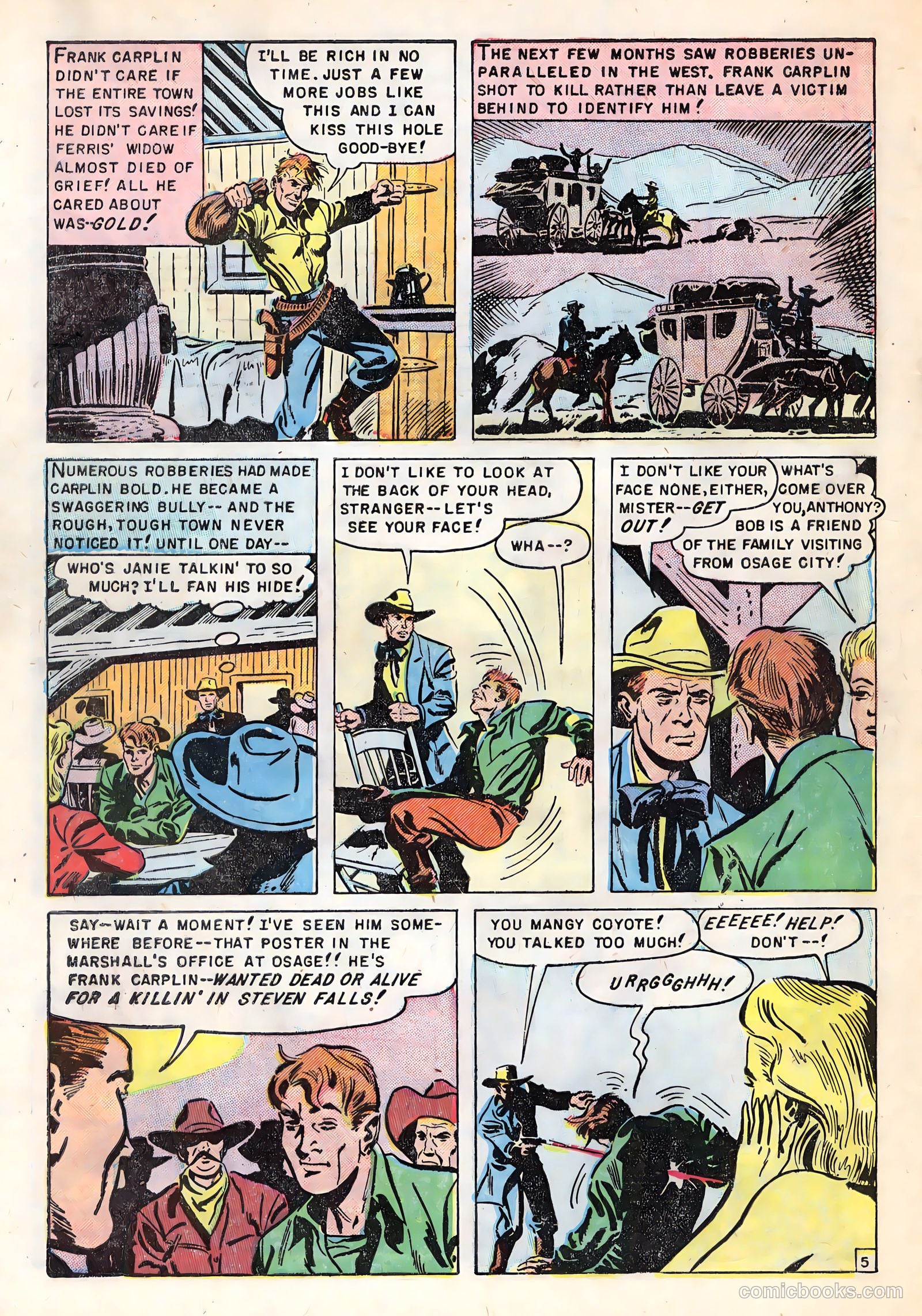 Blazing Six Guns #1 (1952) — page 32 of 36