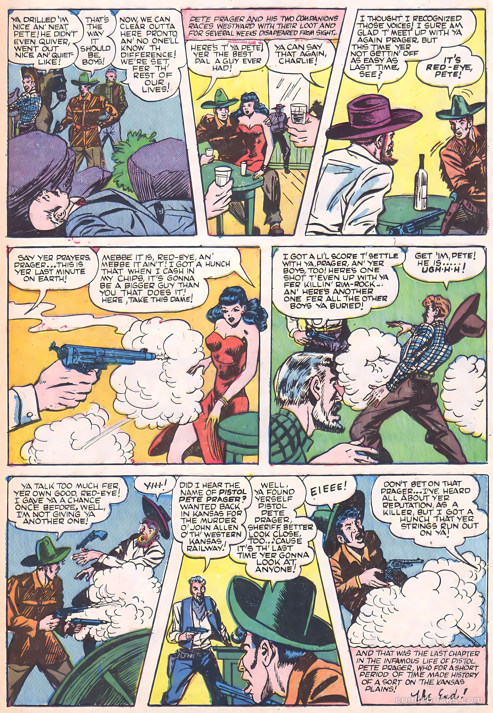 Blazing Sixguns #1 (1958) — page 22 of 37