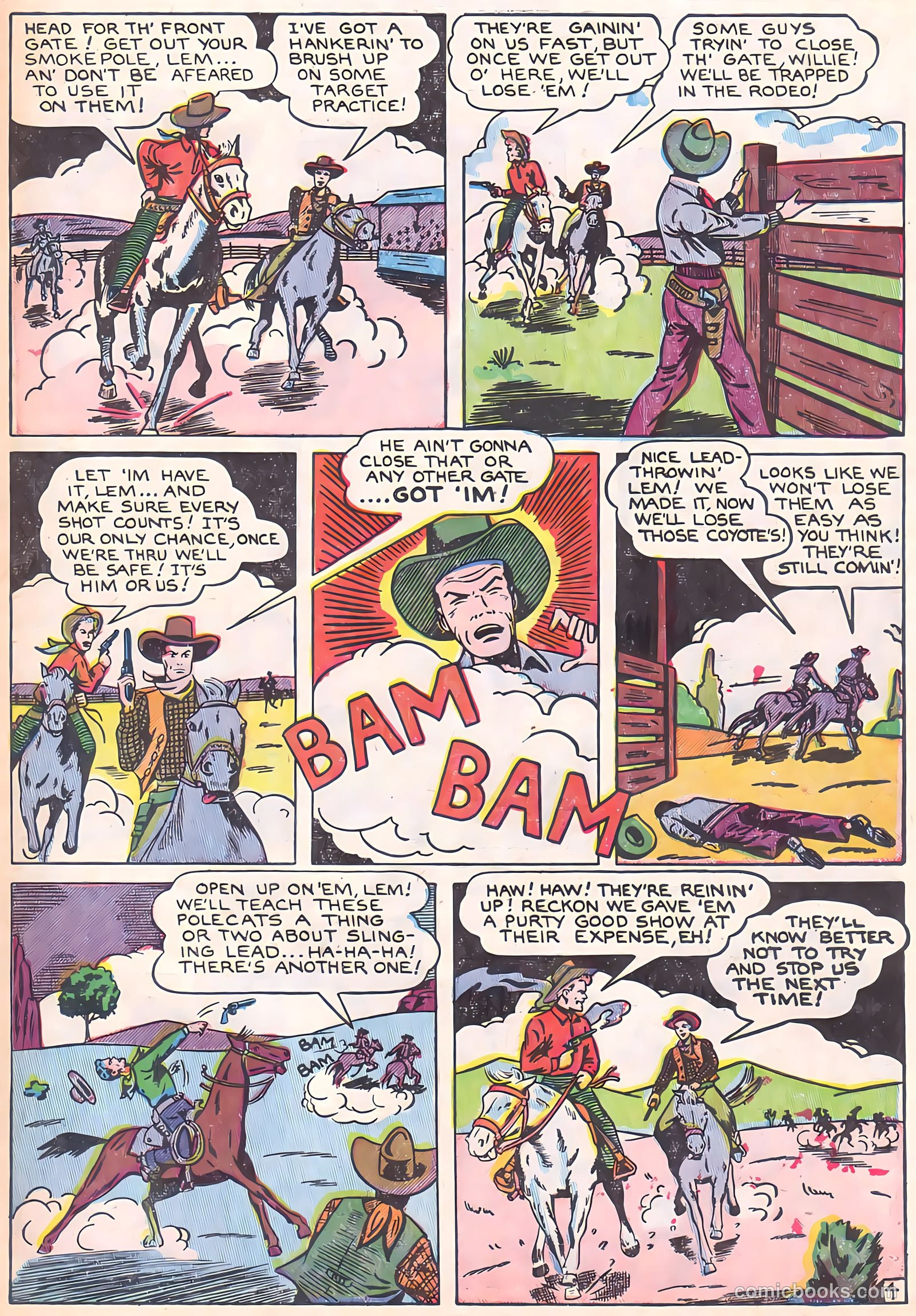 Blazing Sixguns #1 (1958) — page 28 of 37