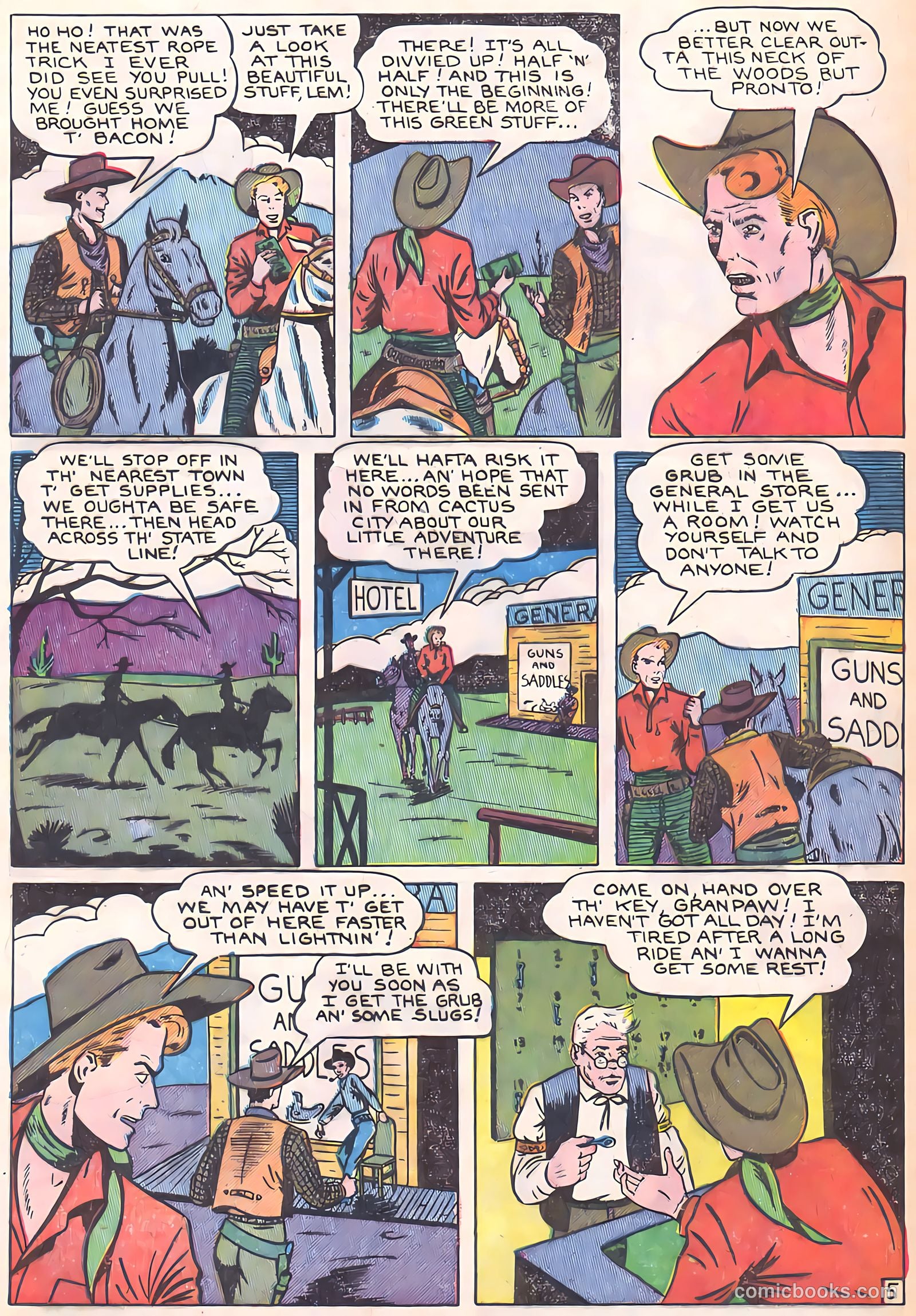 Blazing Sixguns #1 (1958) — page 29 of 37