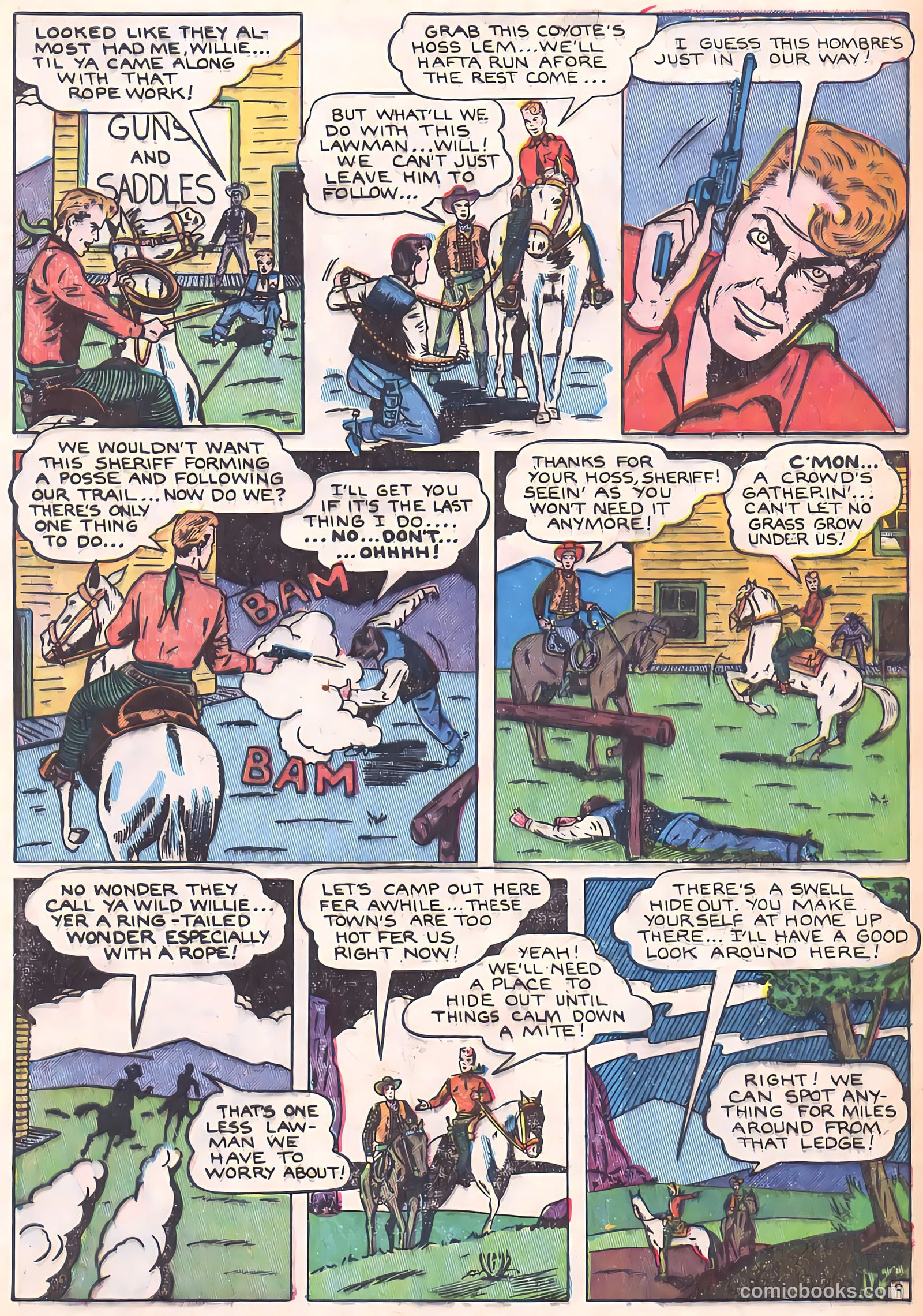 Blazing Sixguns #1 (1958) — page 33 of 37