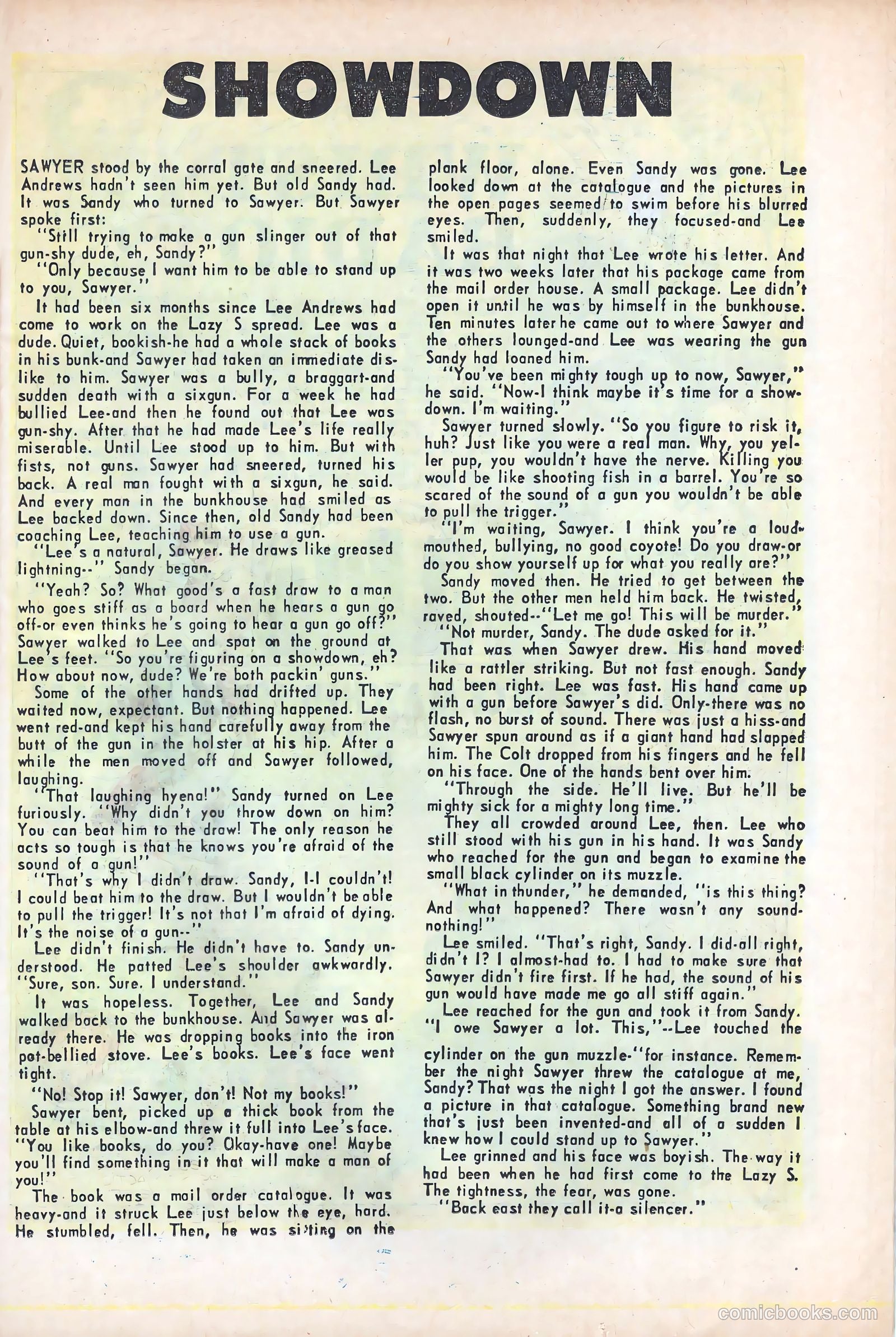 Blazing Sixguns #12 (1963) — page 23 of 36