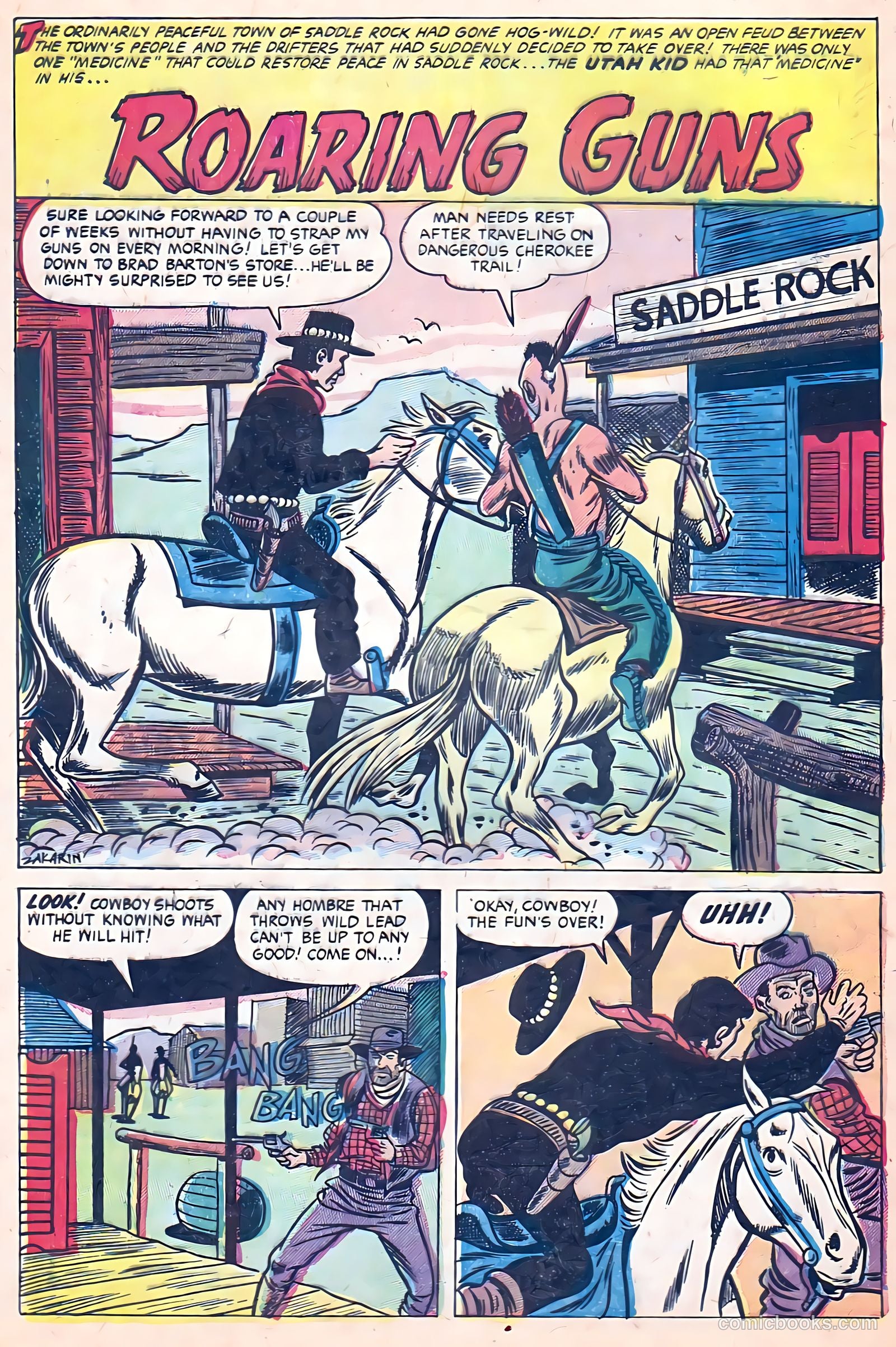 Blazing Sixguns #8 (1958) — page 28 of 36