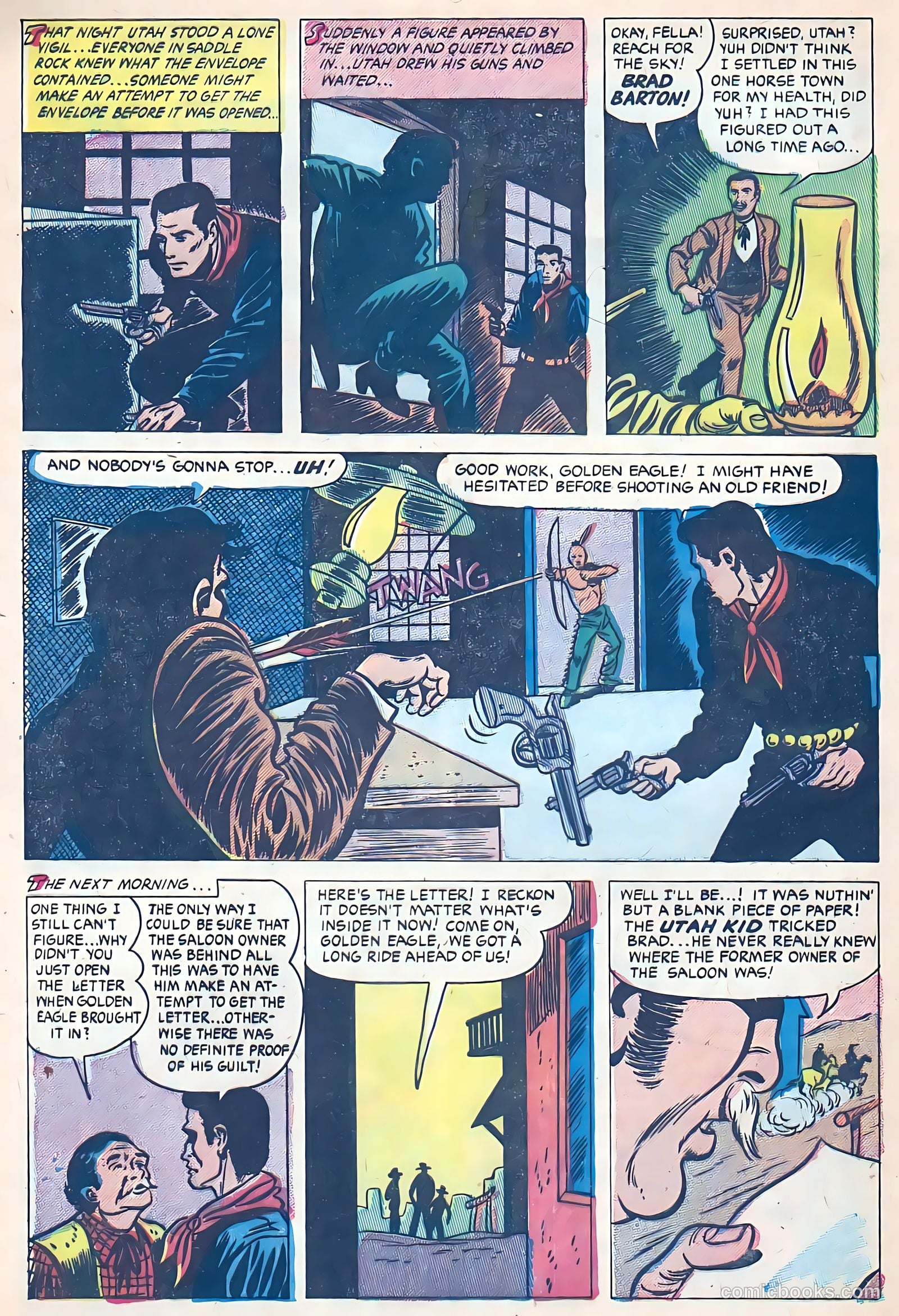 Blazing Sixguns #8 (1958) — page 32 of 36