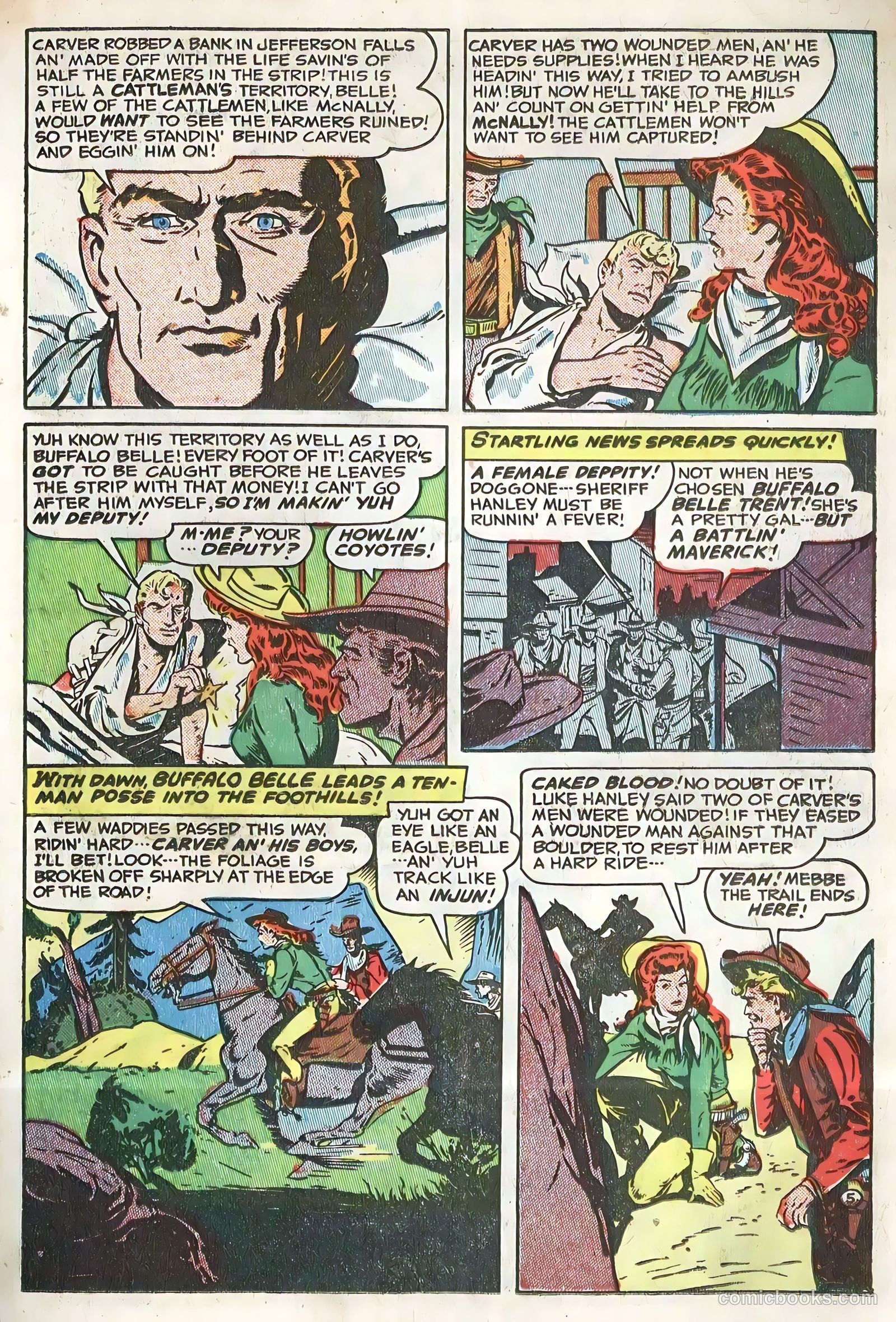 Blazing West #1 (1948) — page 21 of 52