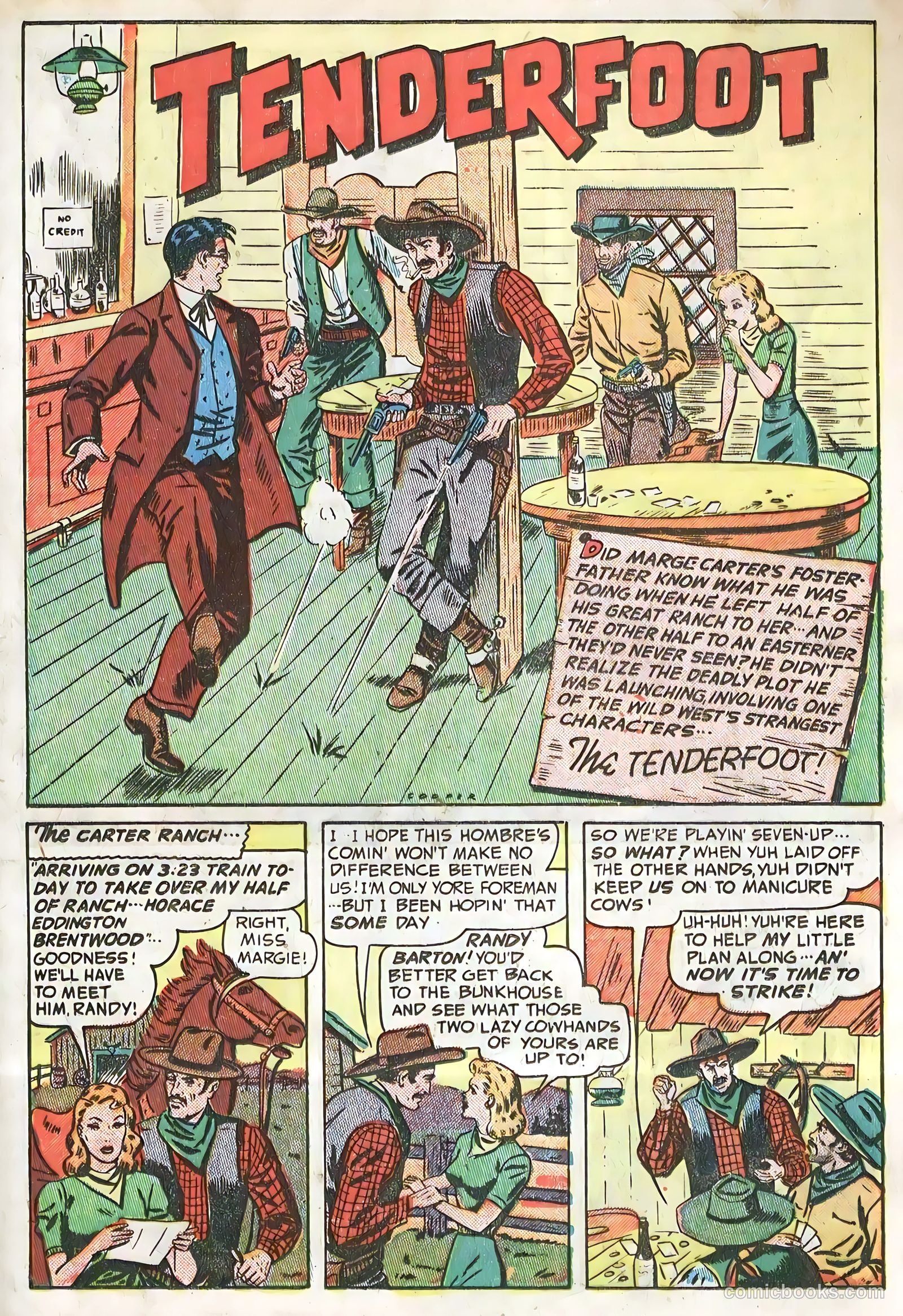 Blazing West #1 (1948) — page 25 of 52