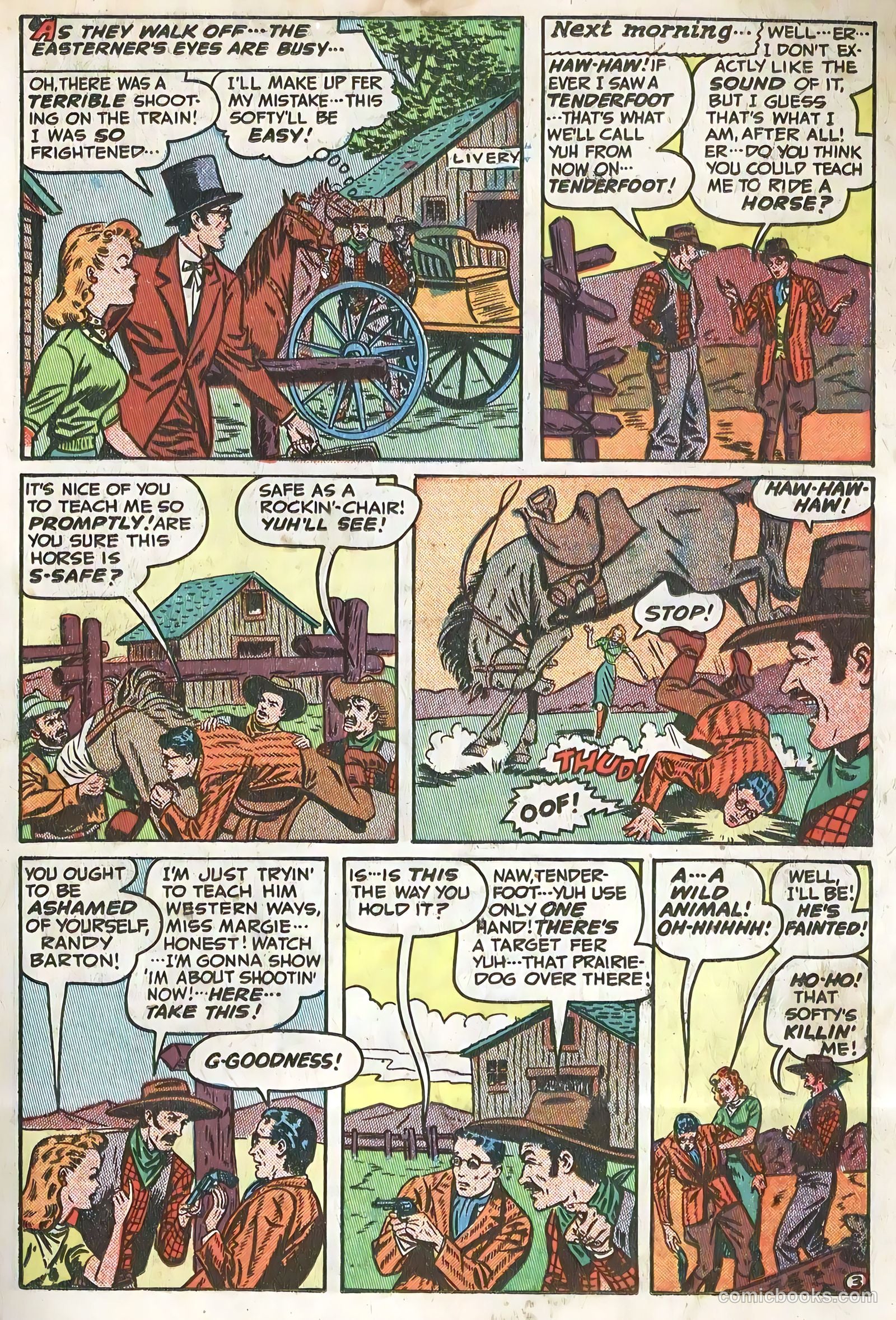 Blazing West #1 (1948) — page 27 of 52