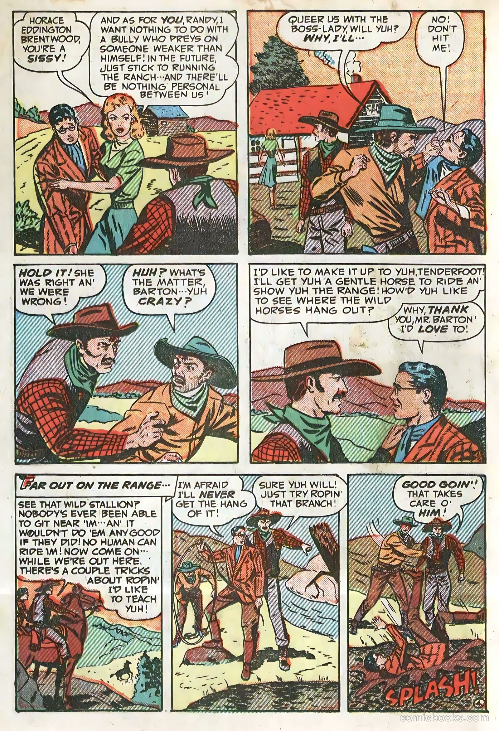 Blazing West #1 (1948) — page 28 of 52