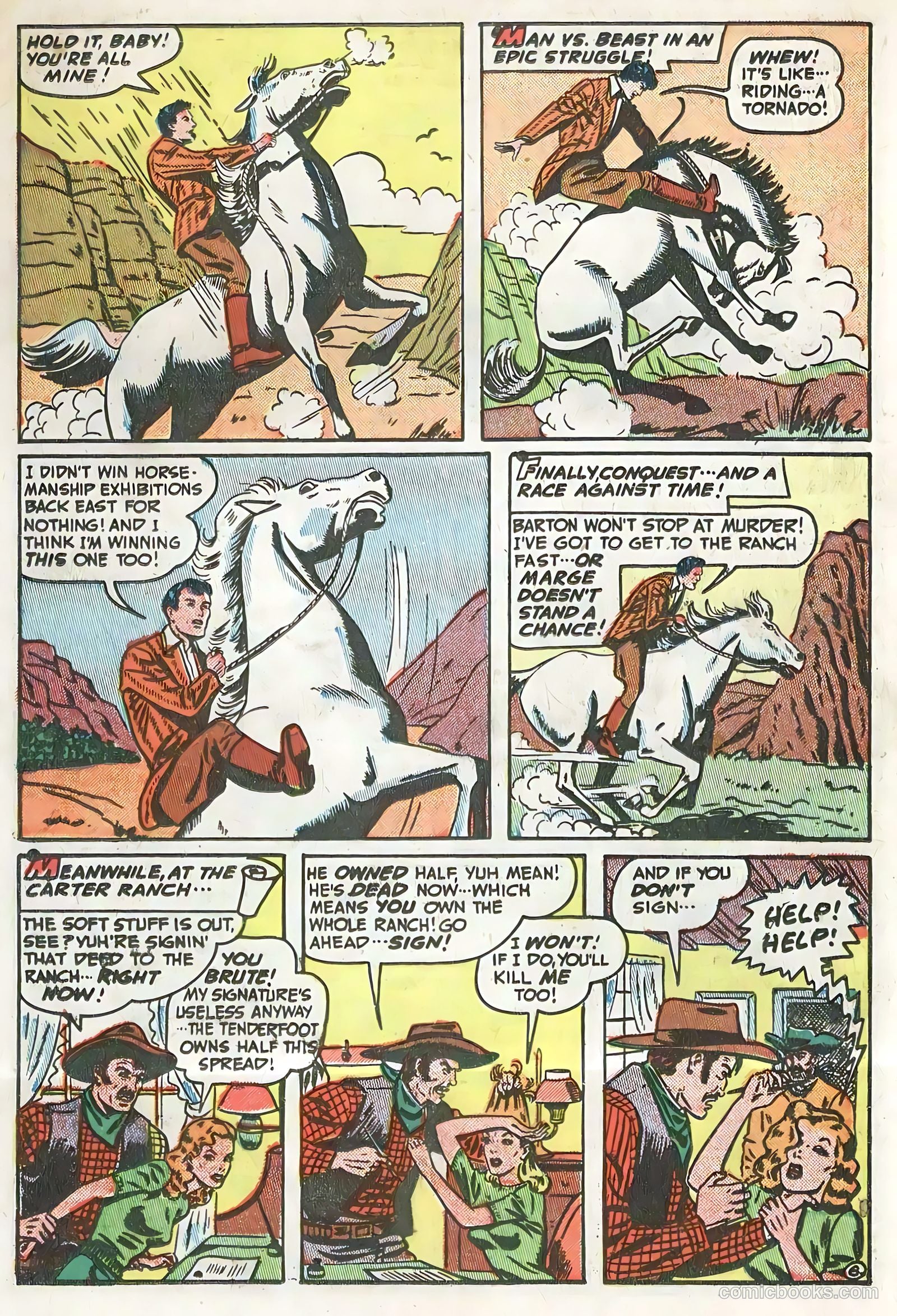 Blazing West #1 (1948) — page 30 of 52