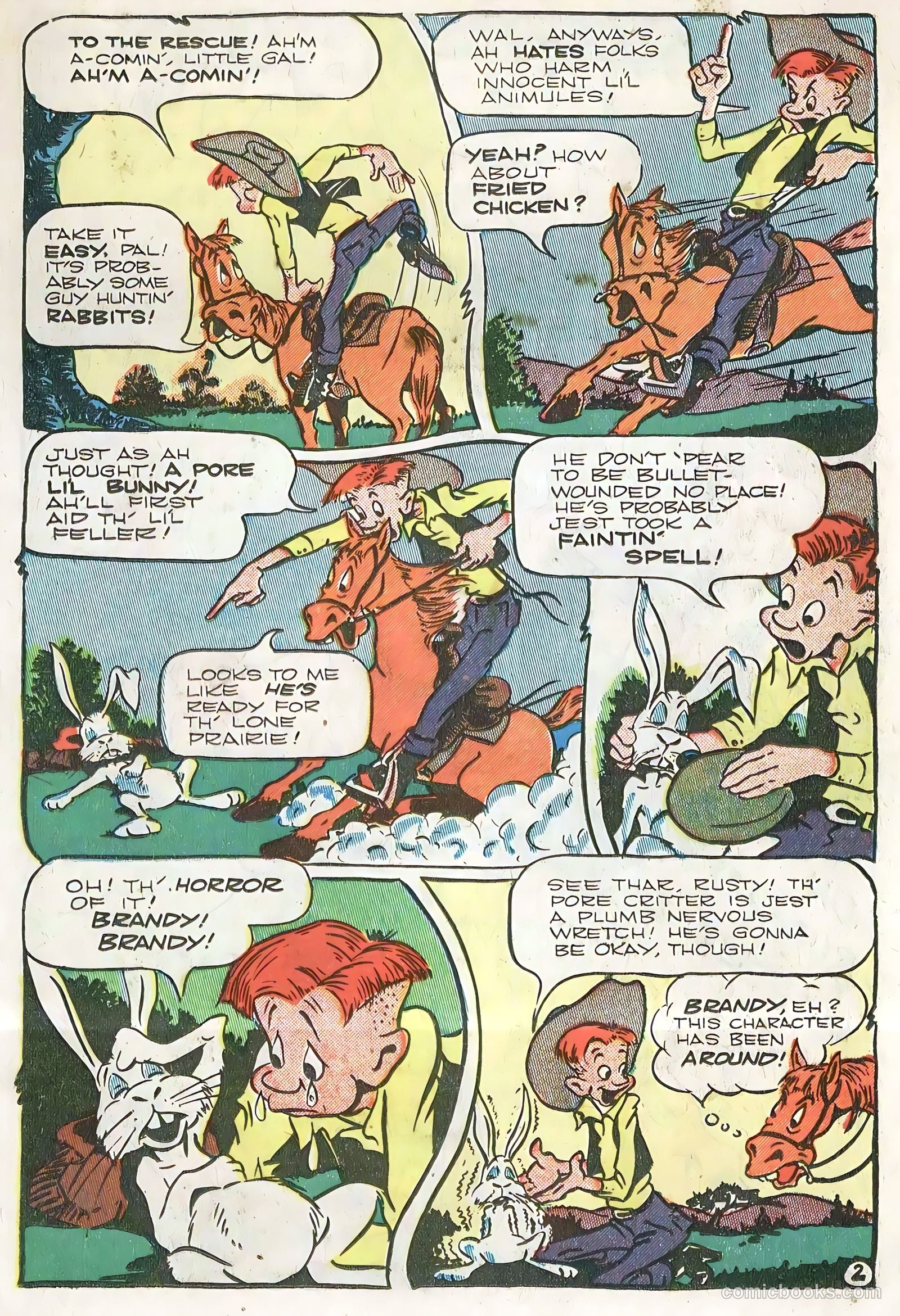 Blazing West #1 (1948) — page 36 of 52
