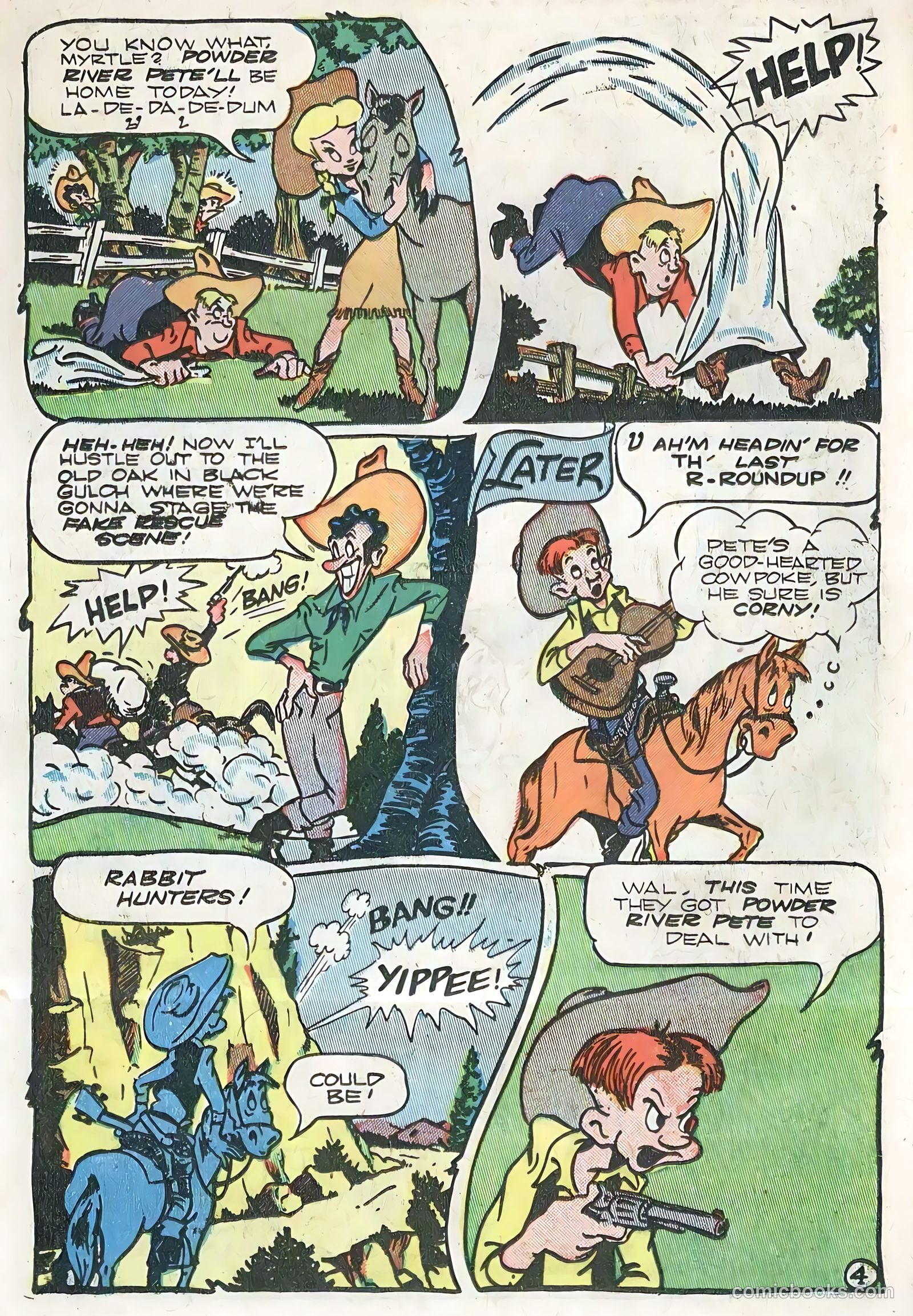 Blazing West #1 (1948) — page 38 of 52