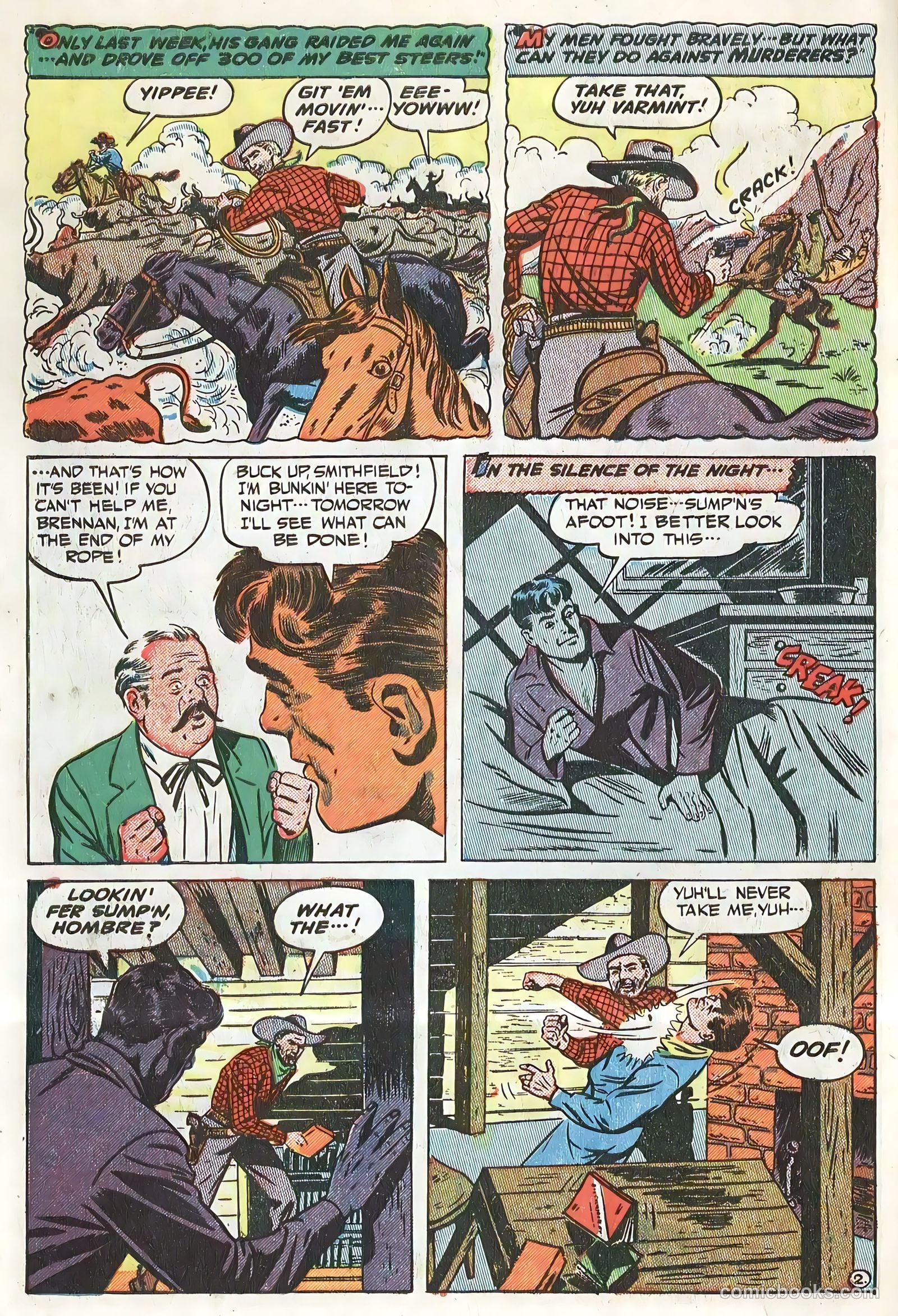 Blazing West #1 (1948) — page 44 of 52