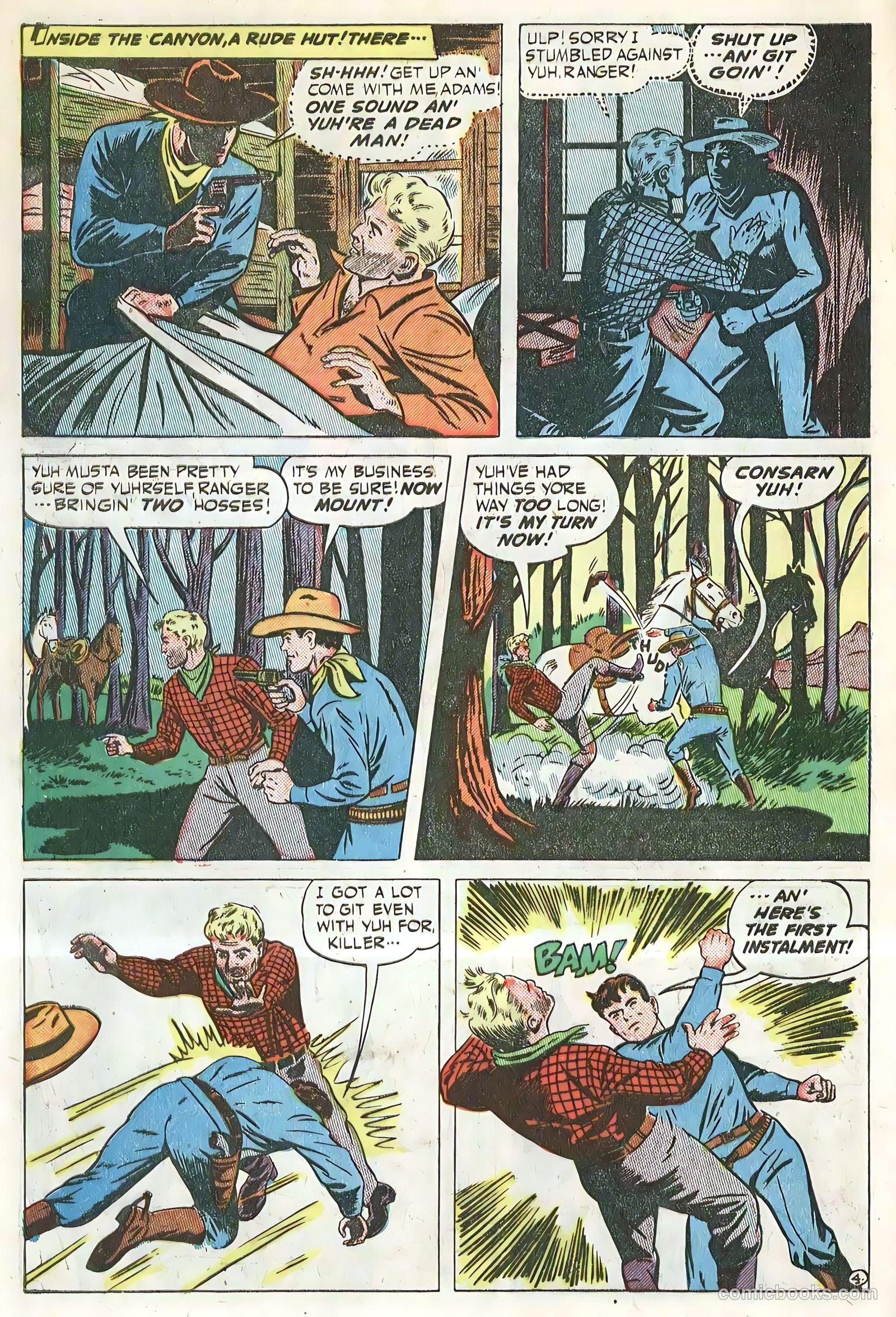 Blazing West #1 (1948) — page 46 of 52
