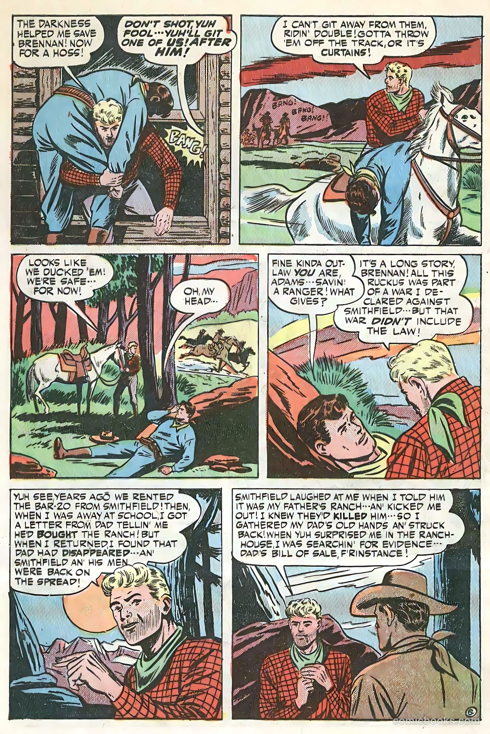 Blazing West #1 (1948) — page 48 of 52