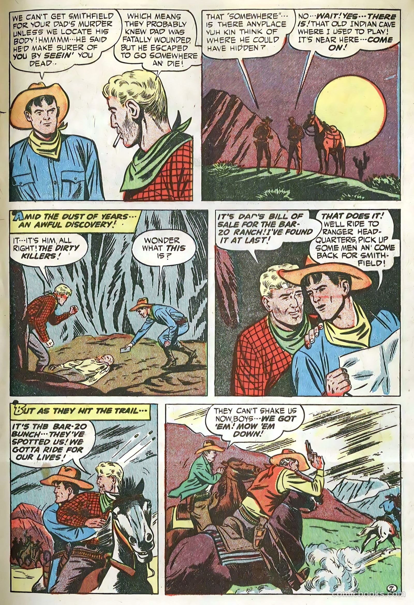 Blazing West #1 (1948) — page 49 of 52