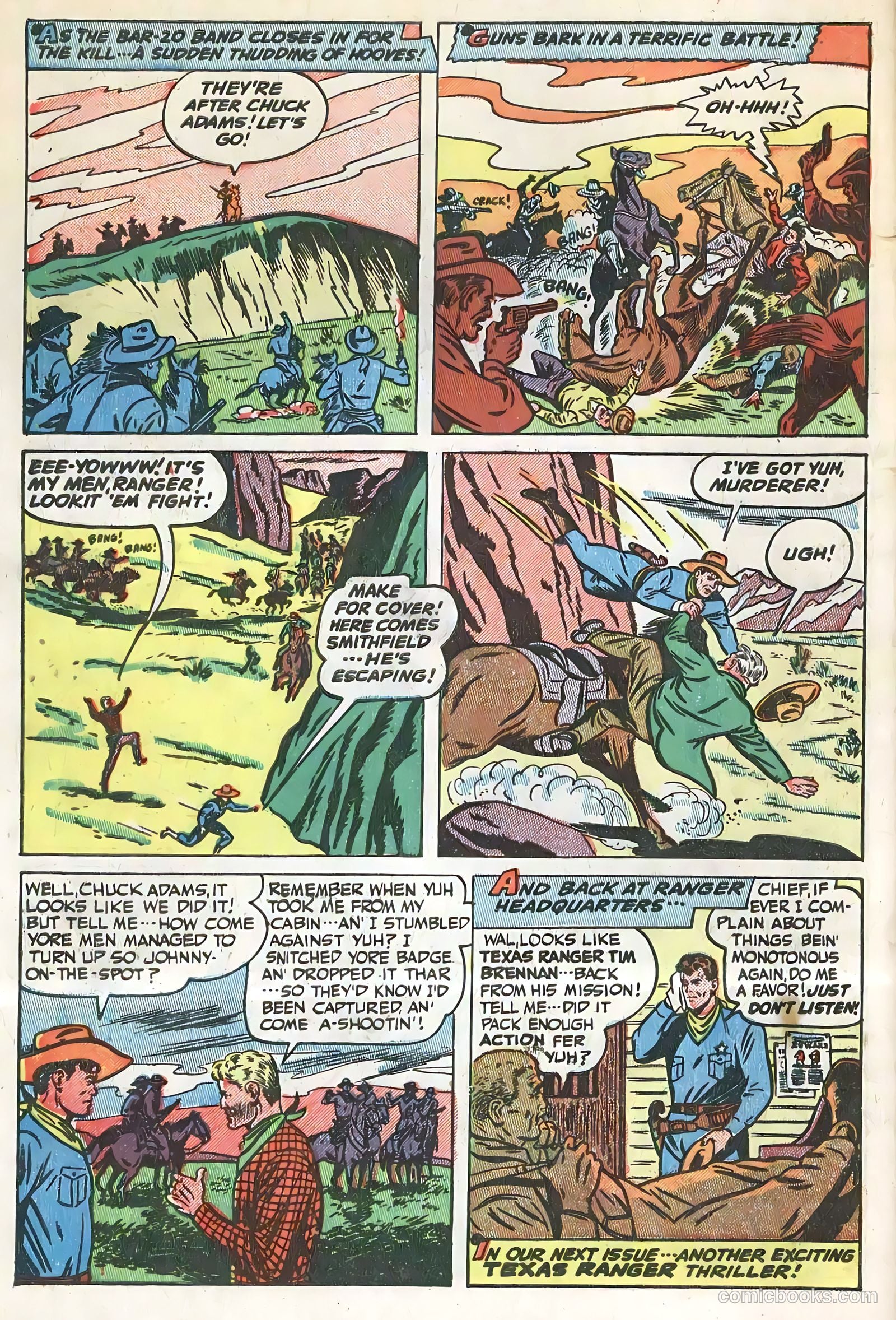 Blazing West #1 (1948) — page 50 of 52