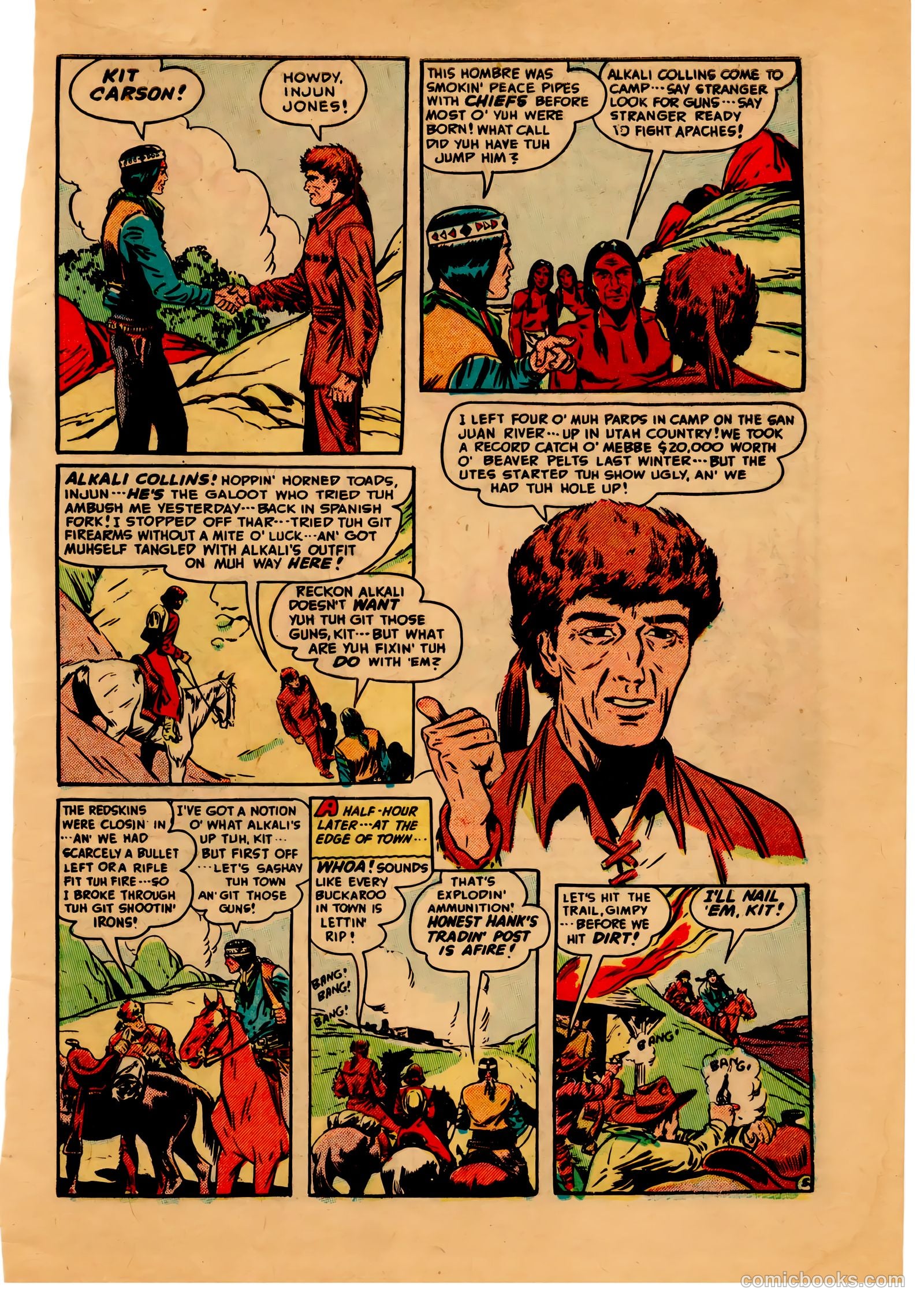 Blazing West #10 (1950) — page 7 of 52