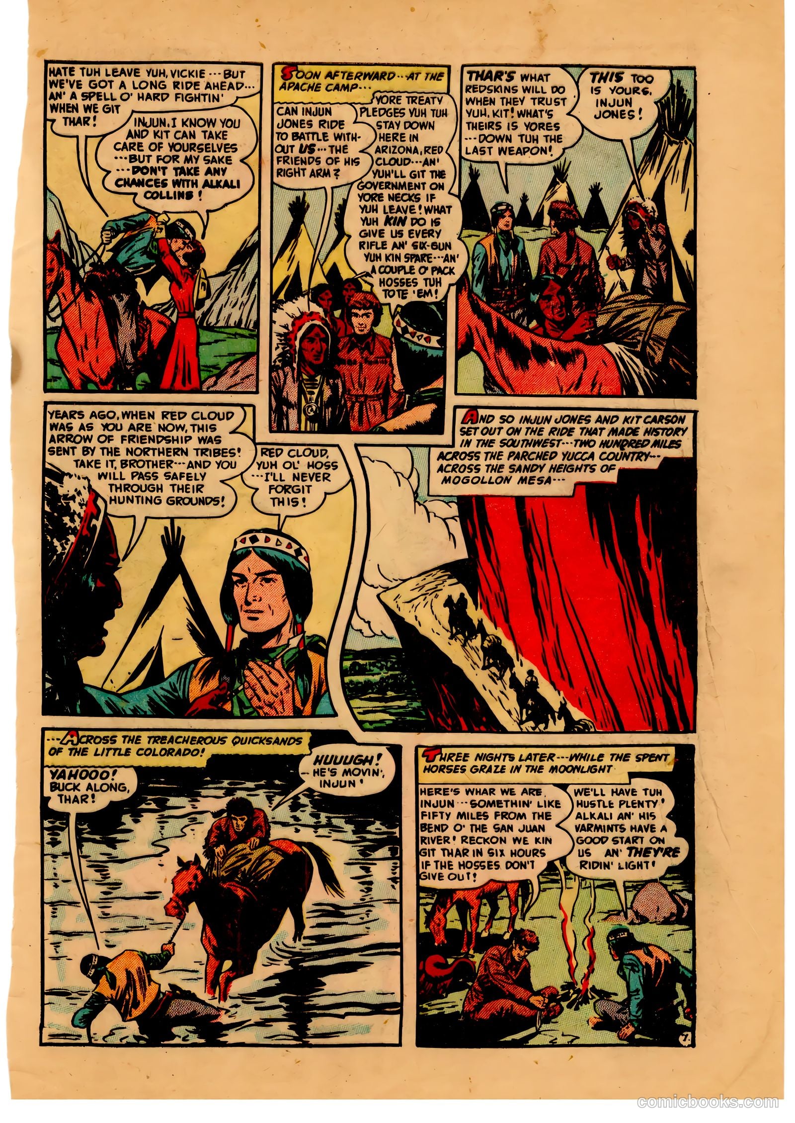 Blazing West #10 (1950) — page 9 of 52